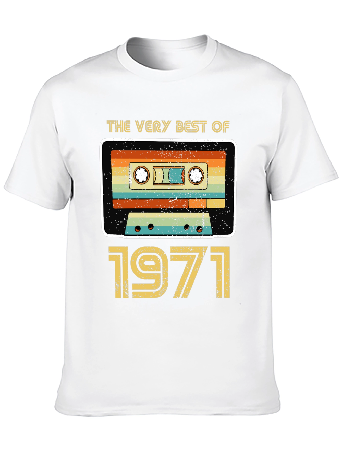 Black Vintage 1971 Cassette Tape Graphic T-Shirt view 10