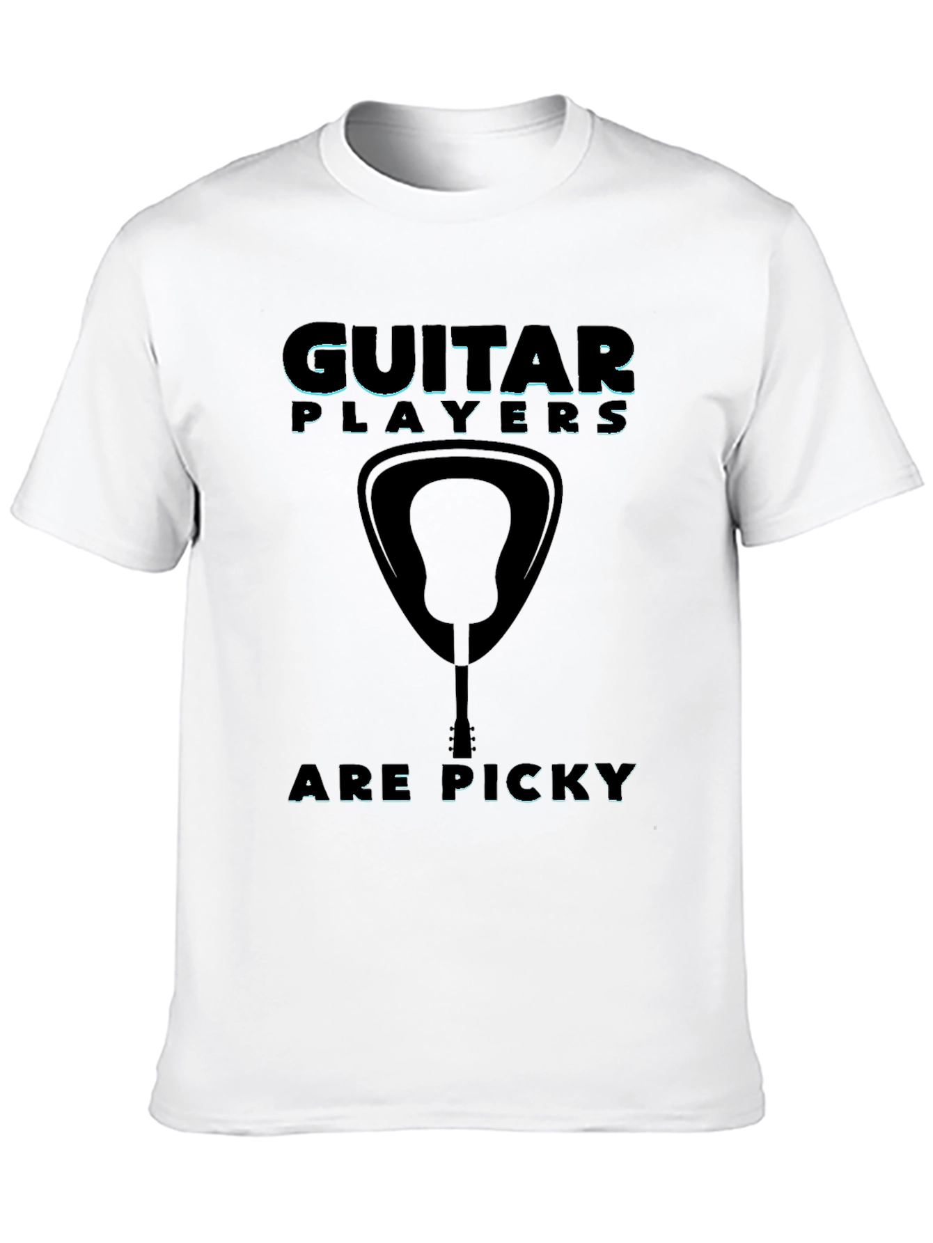 Black Guitar Players Are Picky T-Shirt - Musician Gift view 10