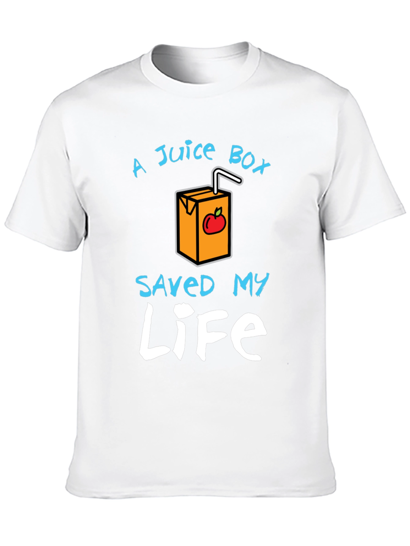 Black Juice Box Saved My Life Graphic Tee - Trendy T-Shirt view 10