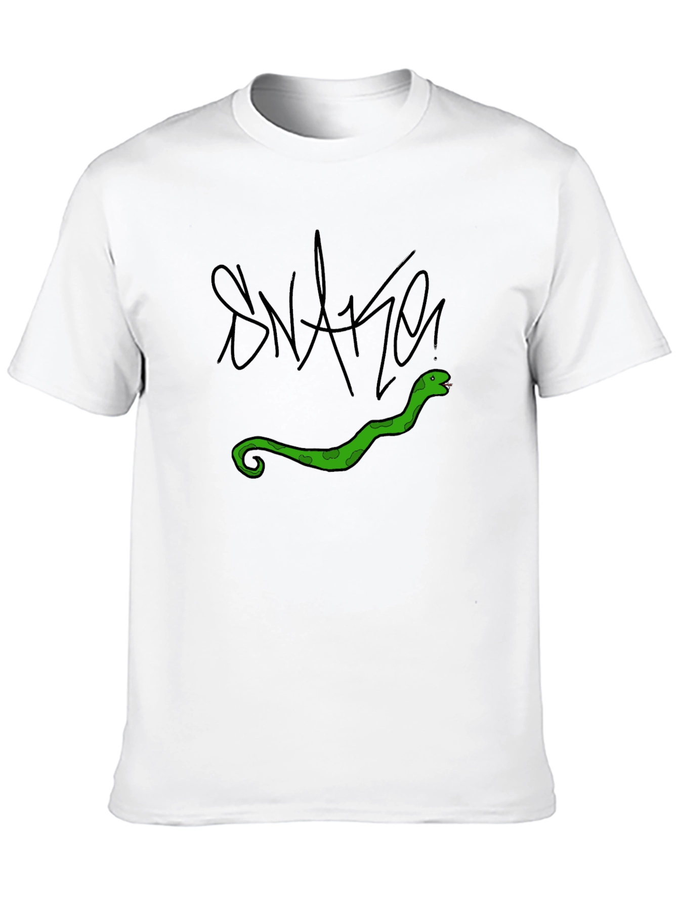 Black Snake Graphic T-Shirt - Cool Reptile Tee view 10