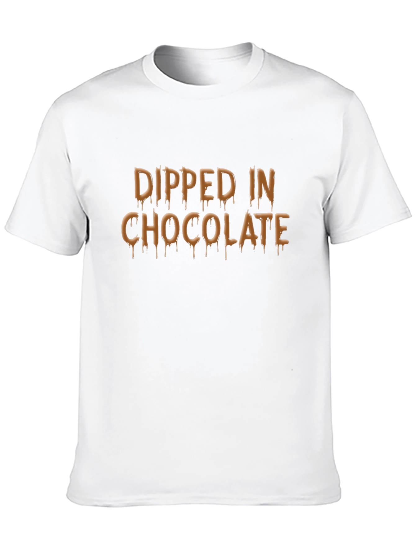 Black Dipped In Chocolate Graphic T-Shirt view 10