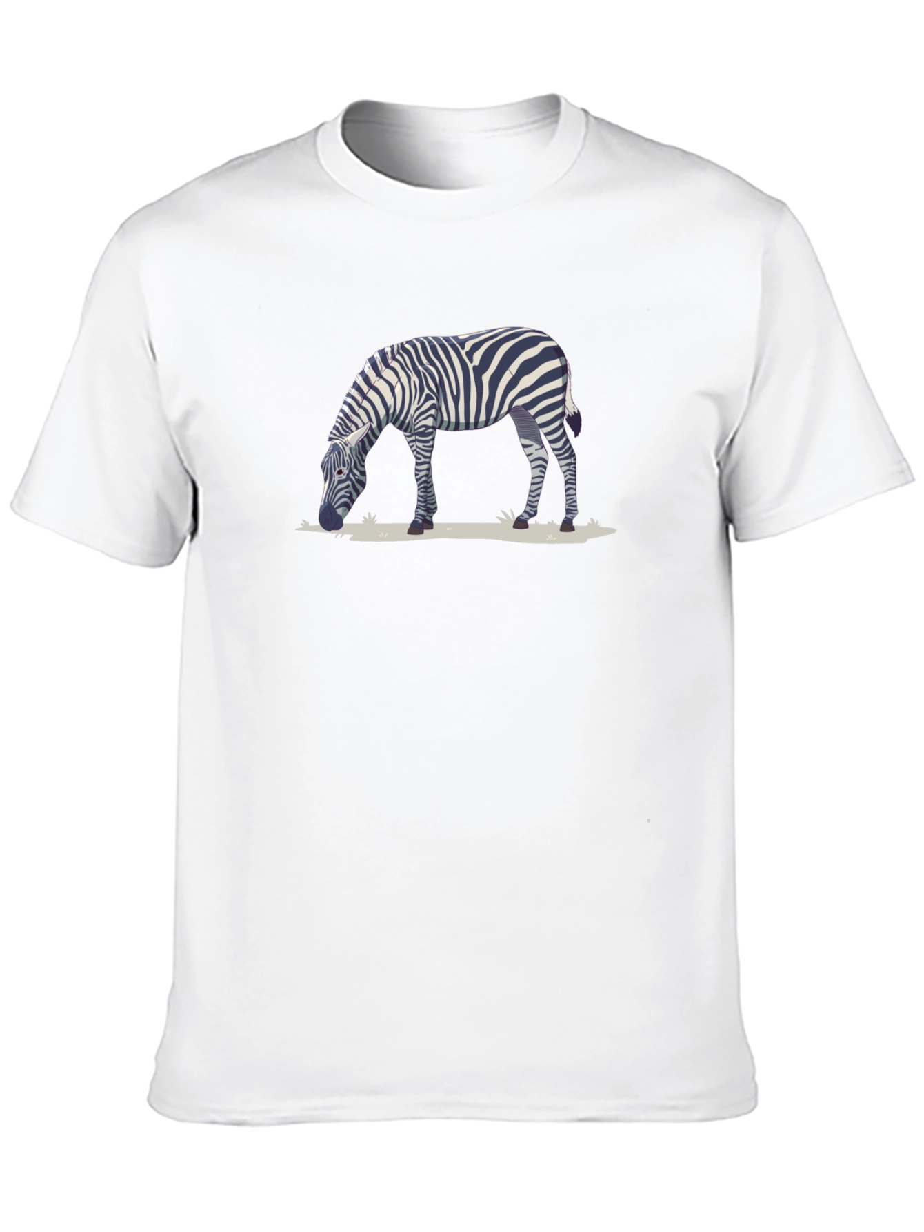 Black Zebra Graphic Black T-Shirt view 10