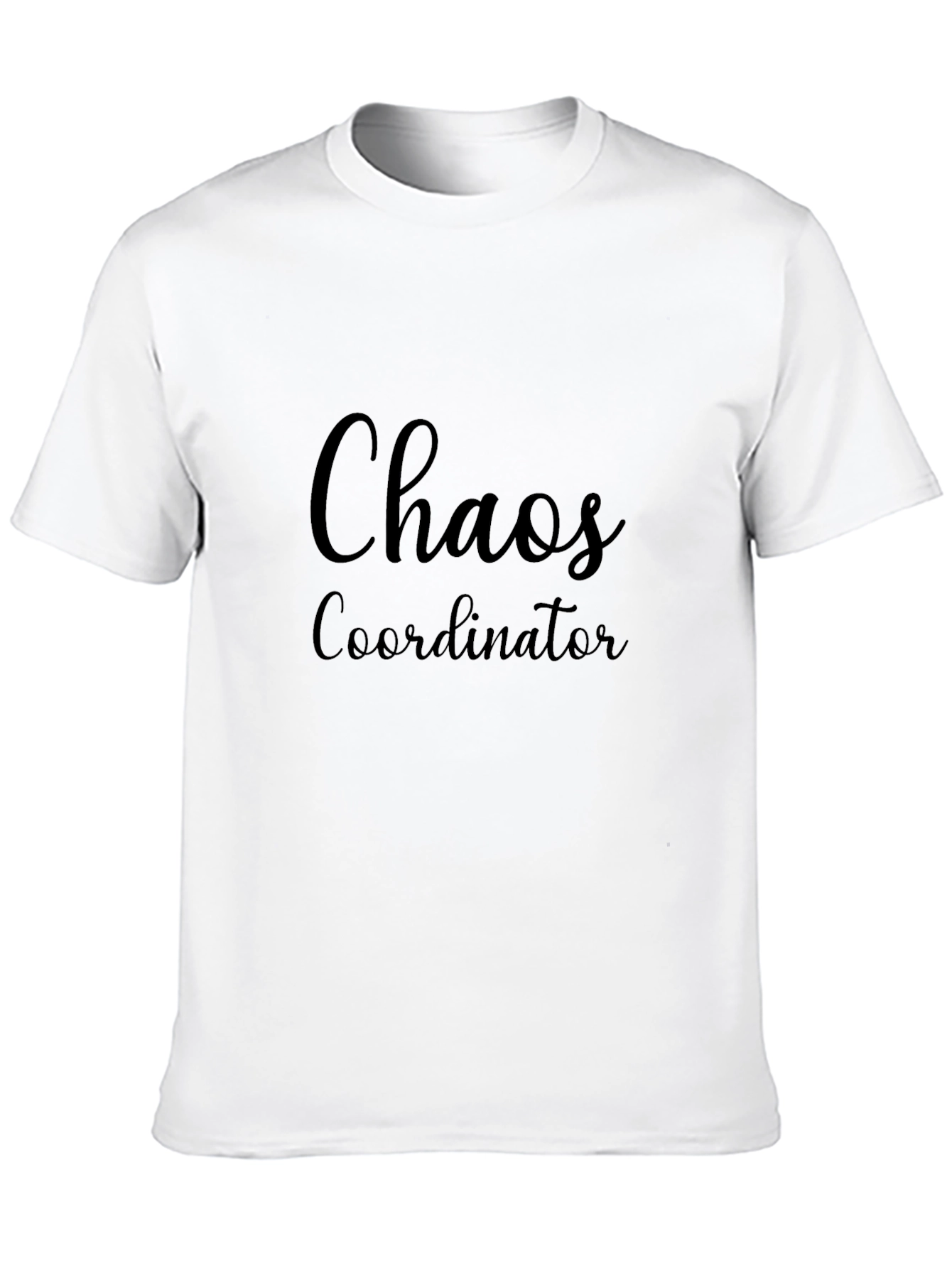 Black Chaos Coordinator Black T-Shirt view 10
