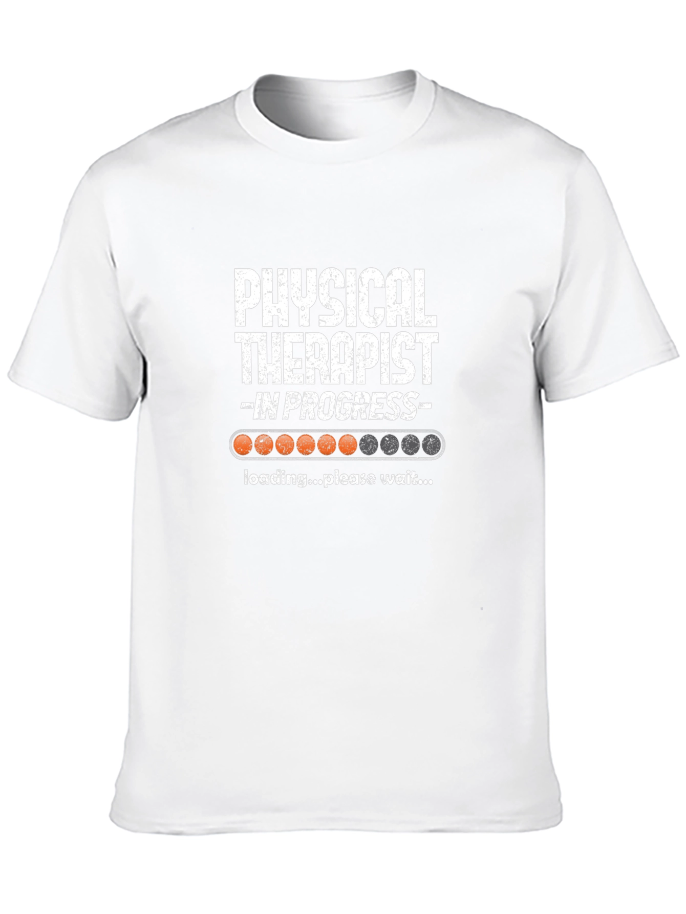 Black Physical Therapist in Progress Loading T-Shirt view 10