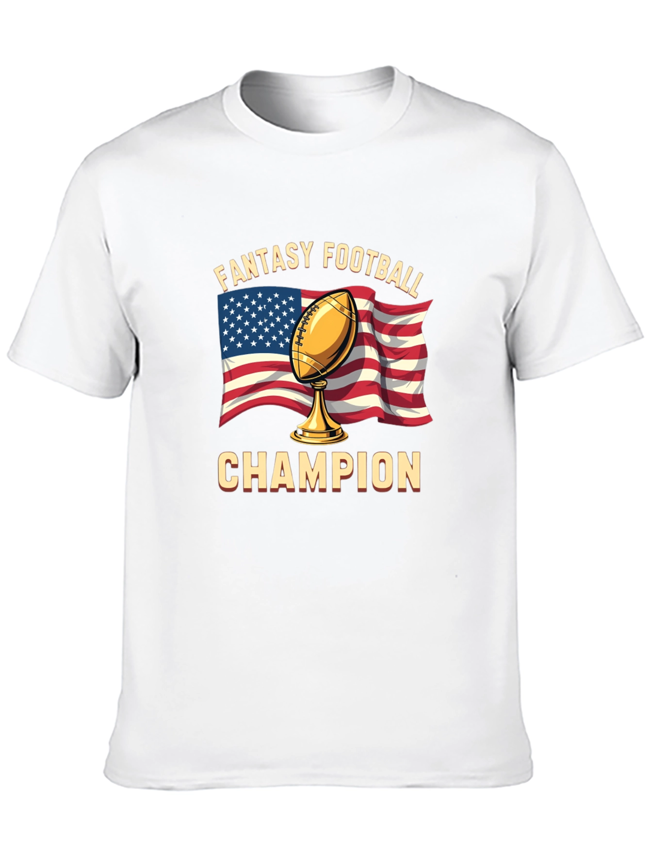 Black Fantasy Football Champion T-Shirt view 10