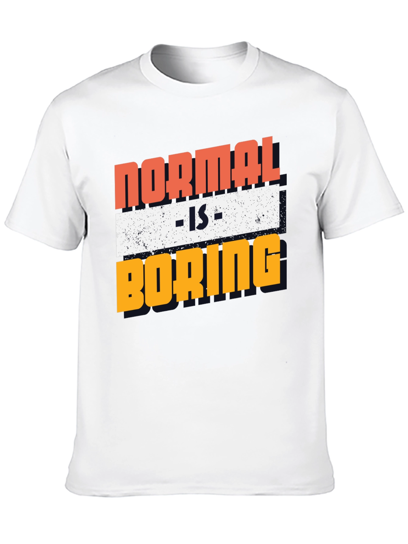 Black Normal Is Boring Graphic Tee view 10