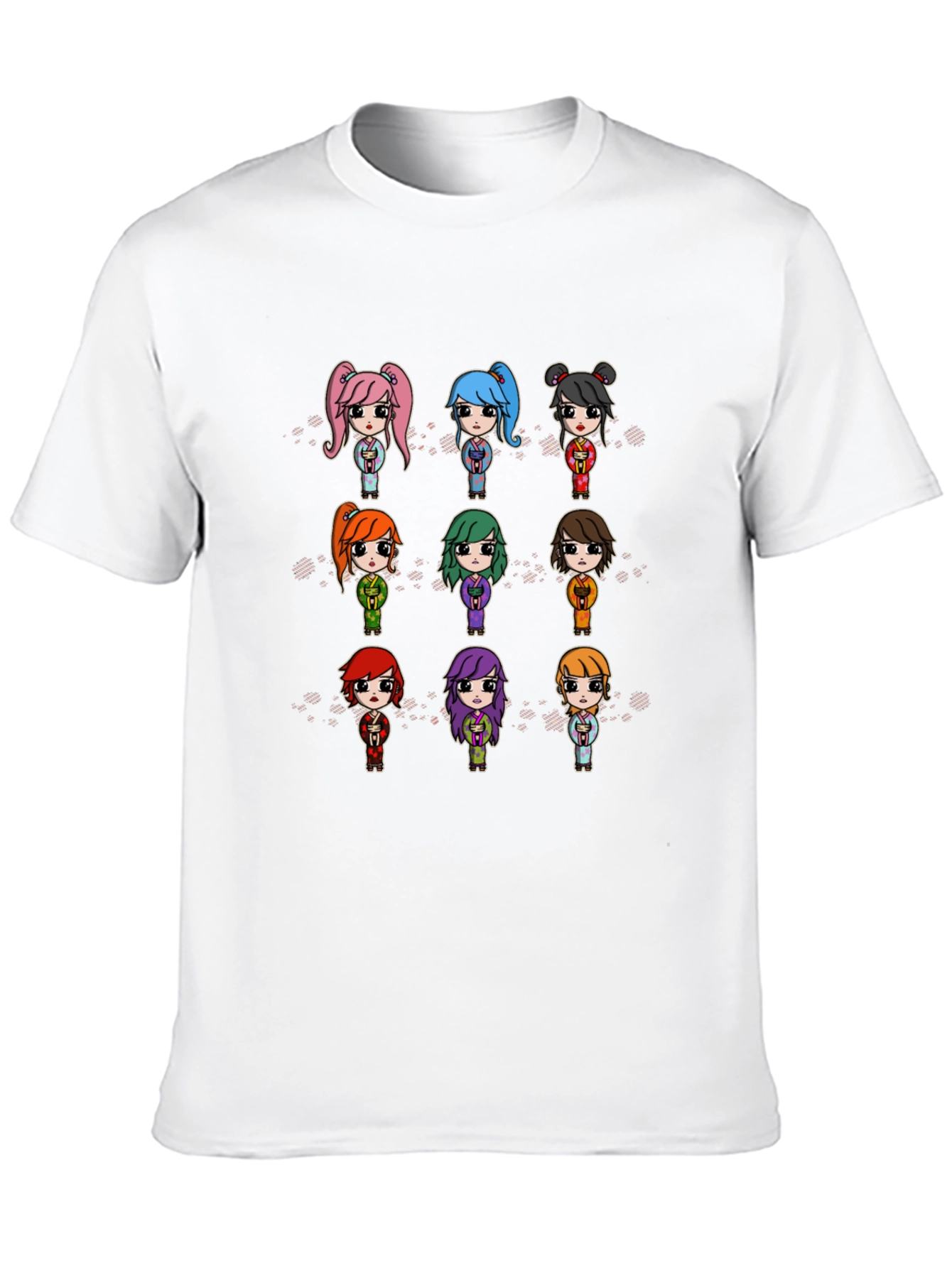 Black Anime Girl T-Shirt: Unique Design, Comfortable Fit view 10