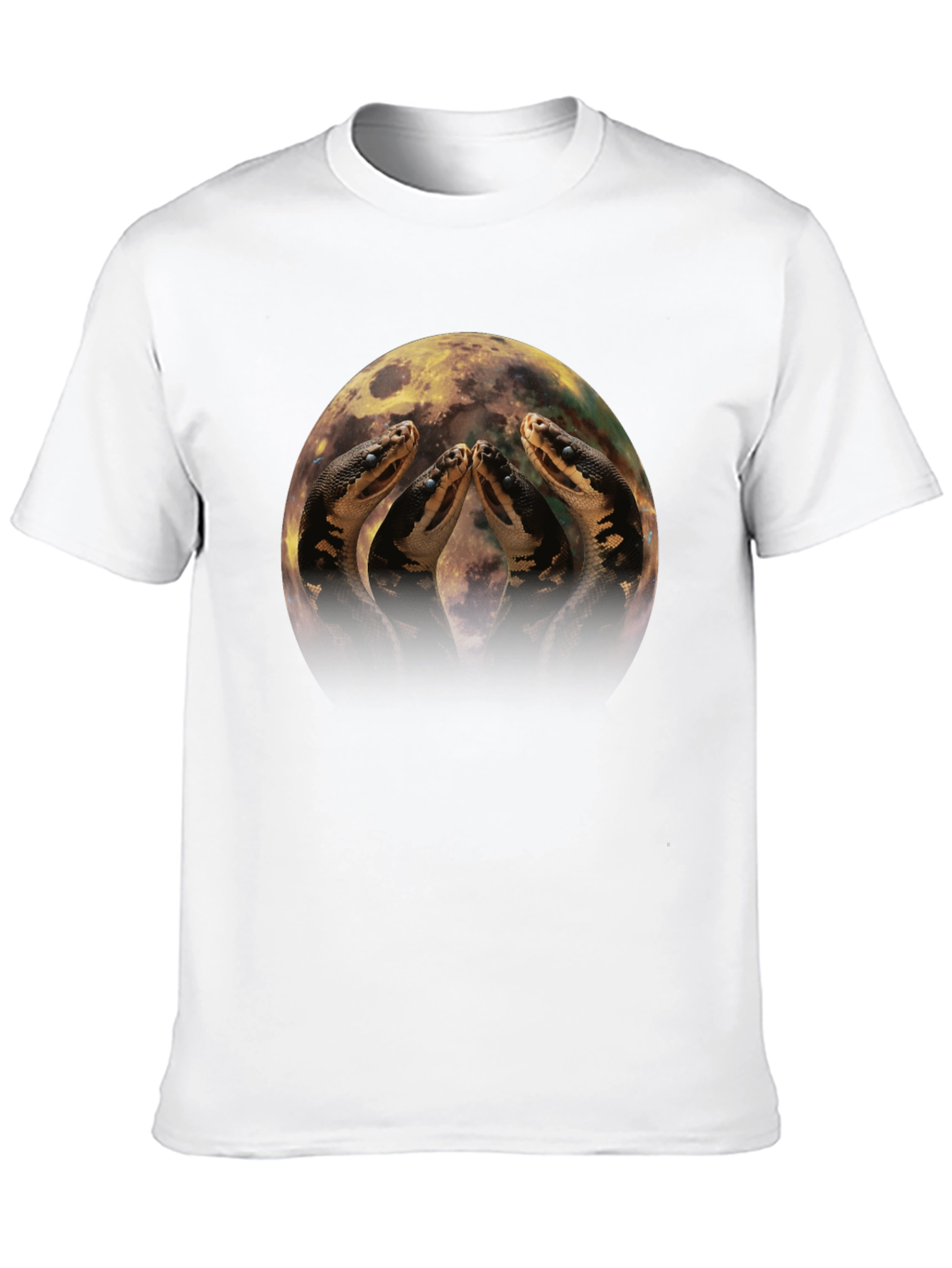 Black Anaconda Moon T-Shirt view 10
