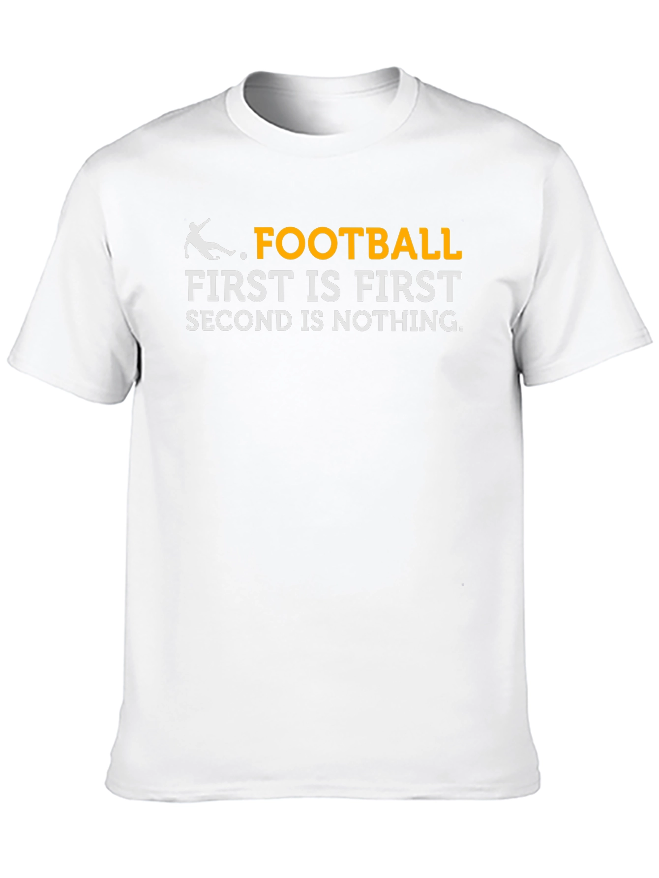 Black Football First T-Shirt view 10