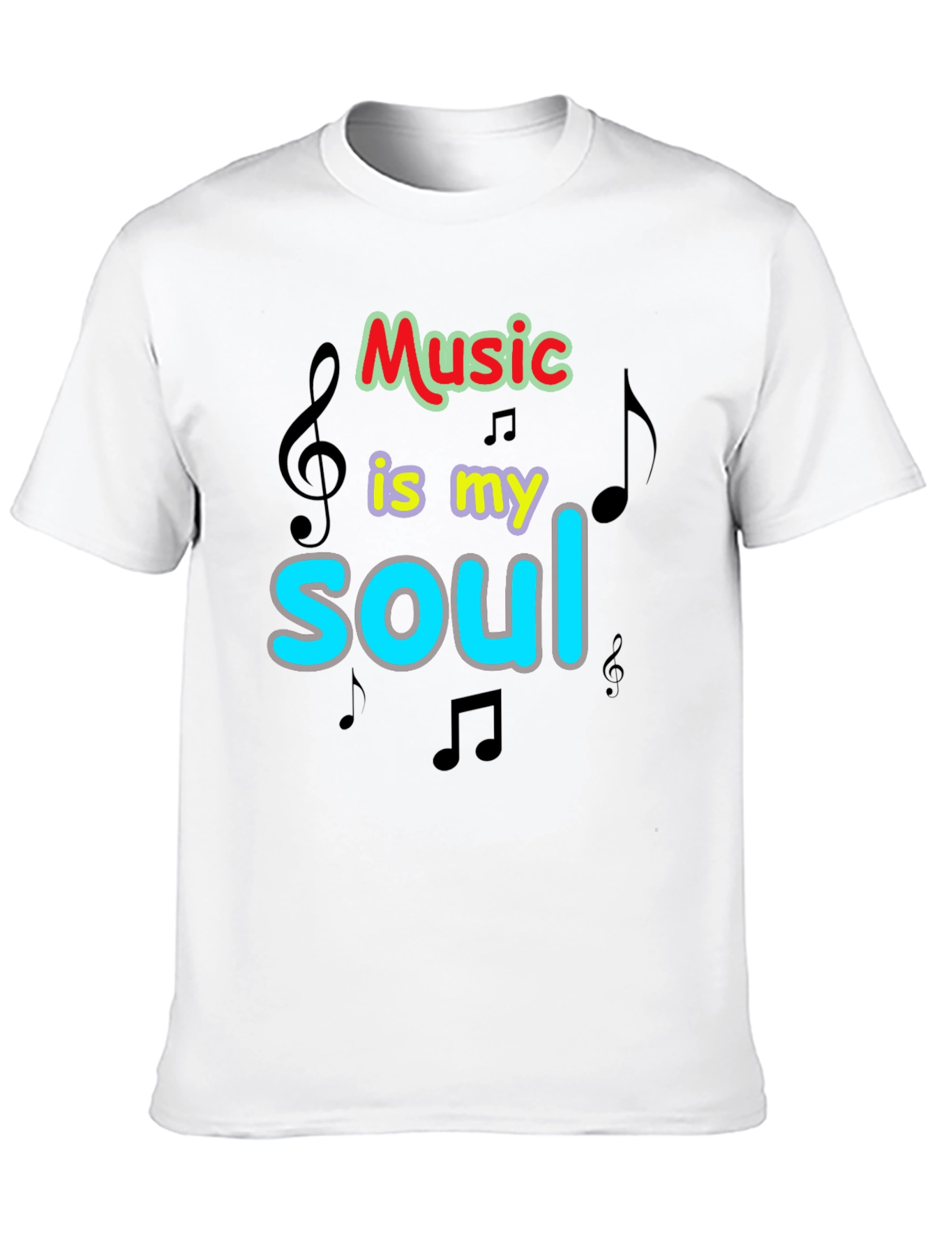 Black Music is My Soul Graphic T-Shirt view 10