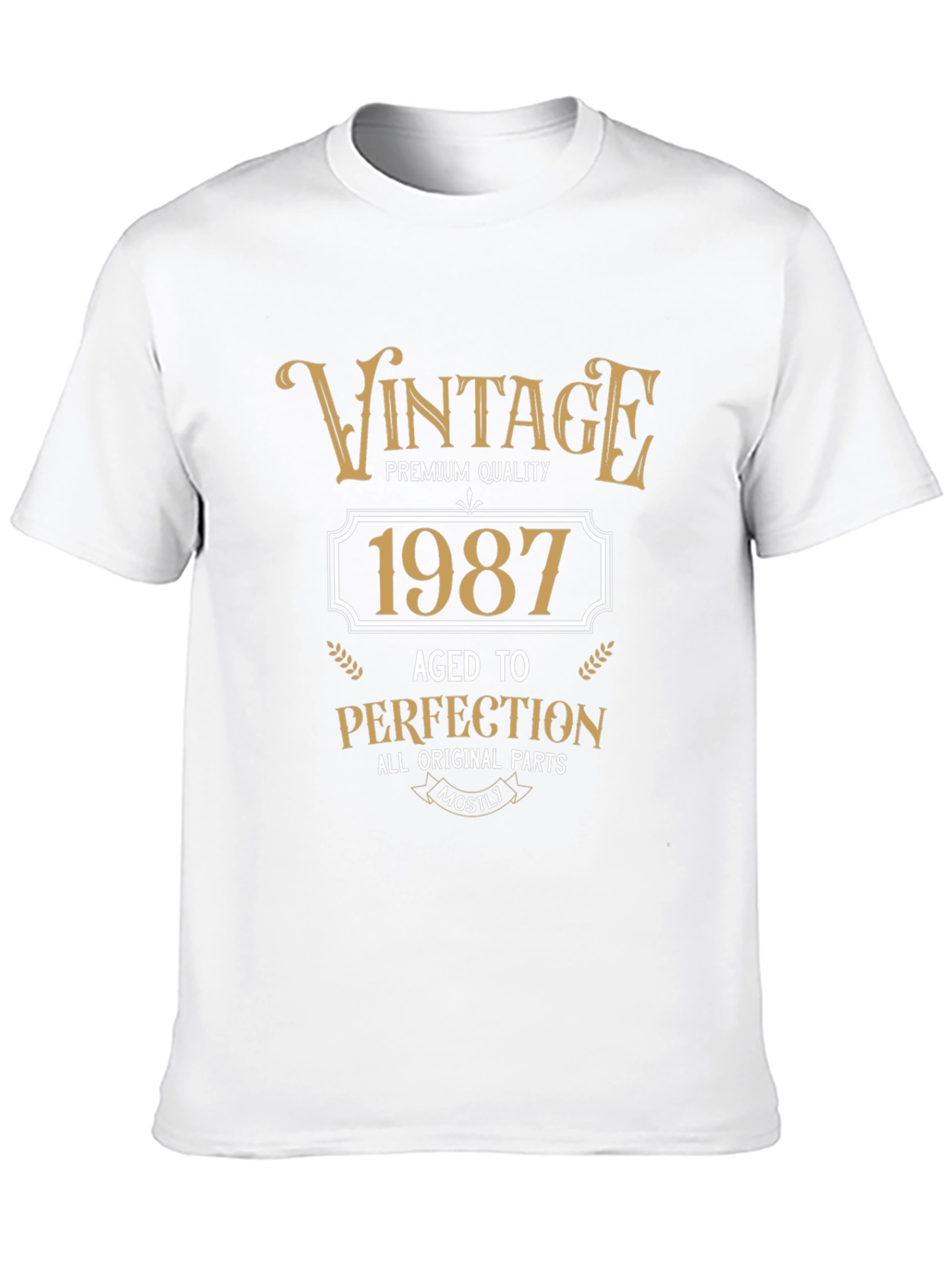 Black Vintage 1987 Aged to Perfection T-Shirt view 10
