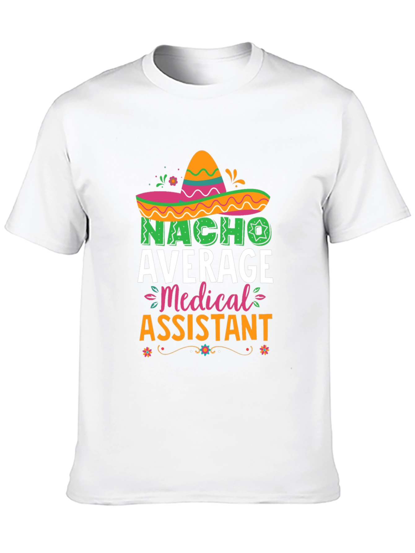 Black Nacho Average Medical Assistant T-Shirt view 10