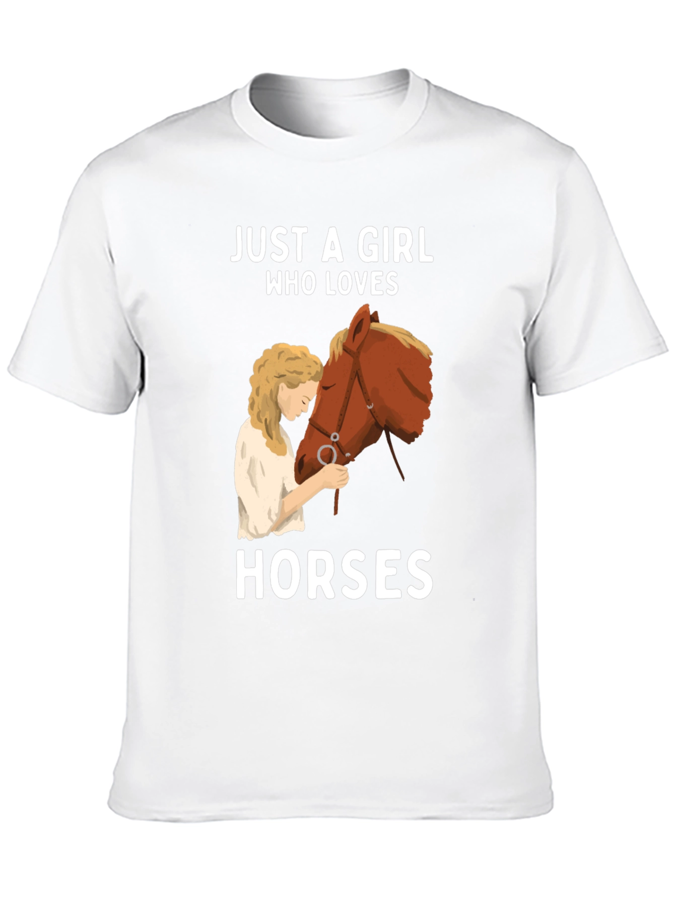 Black Girl Who Loves Horses T-Shirt view 10