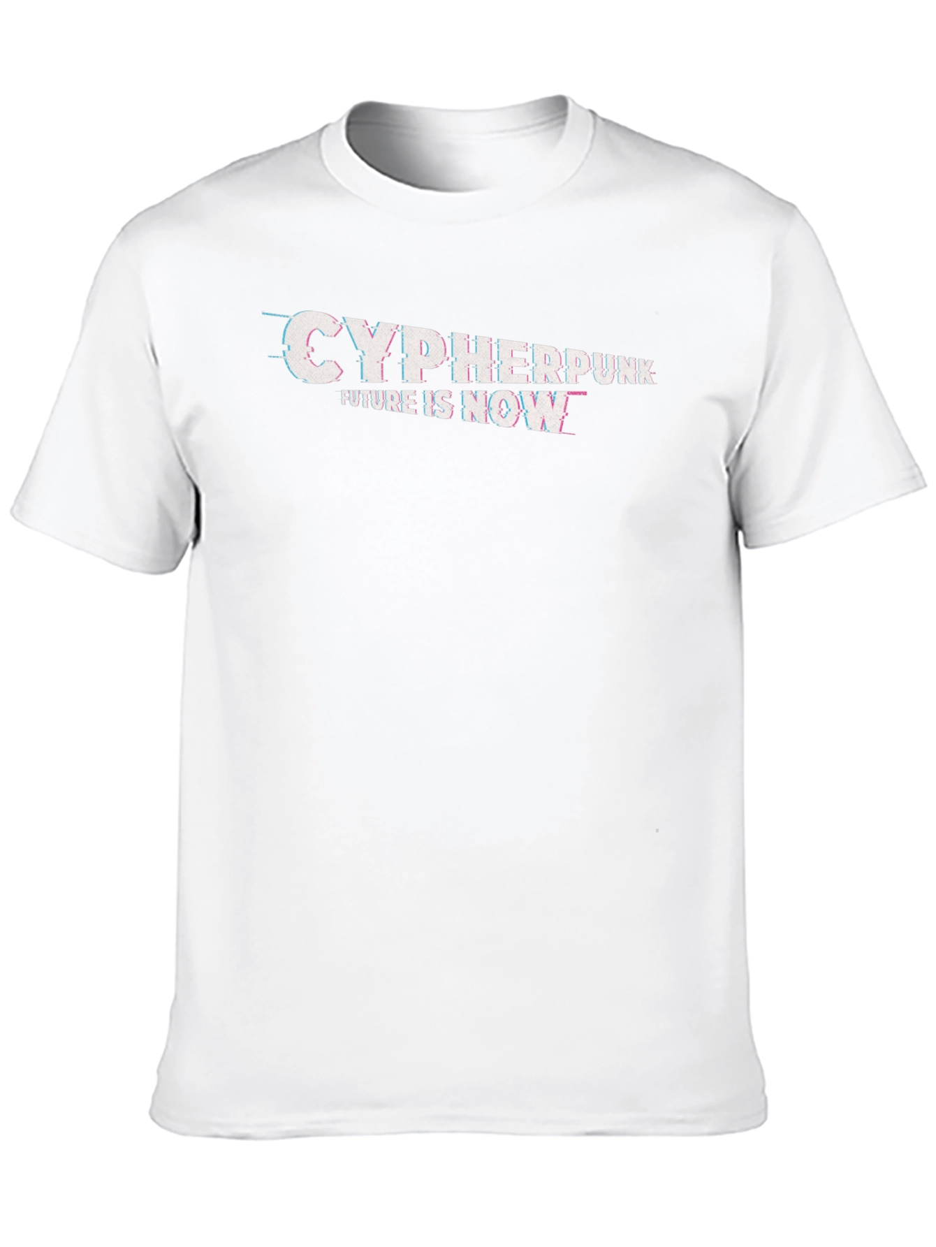 Black Cyberpunk Future is Now Graphic T-Shirt view 10