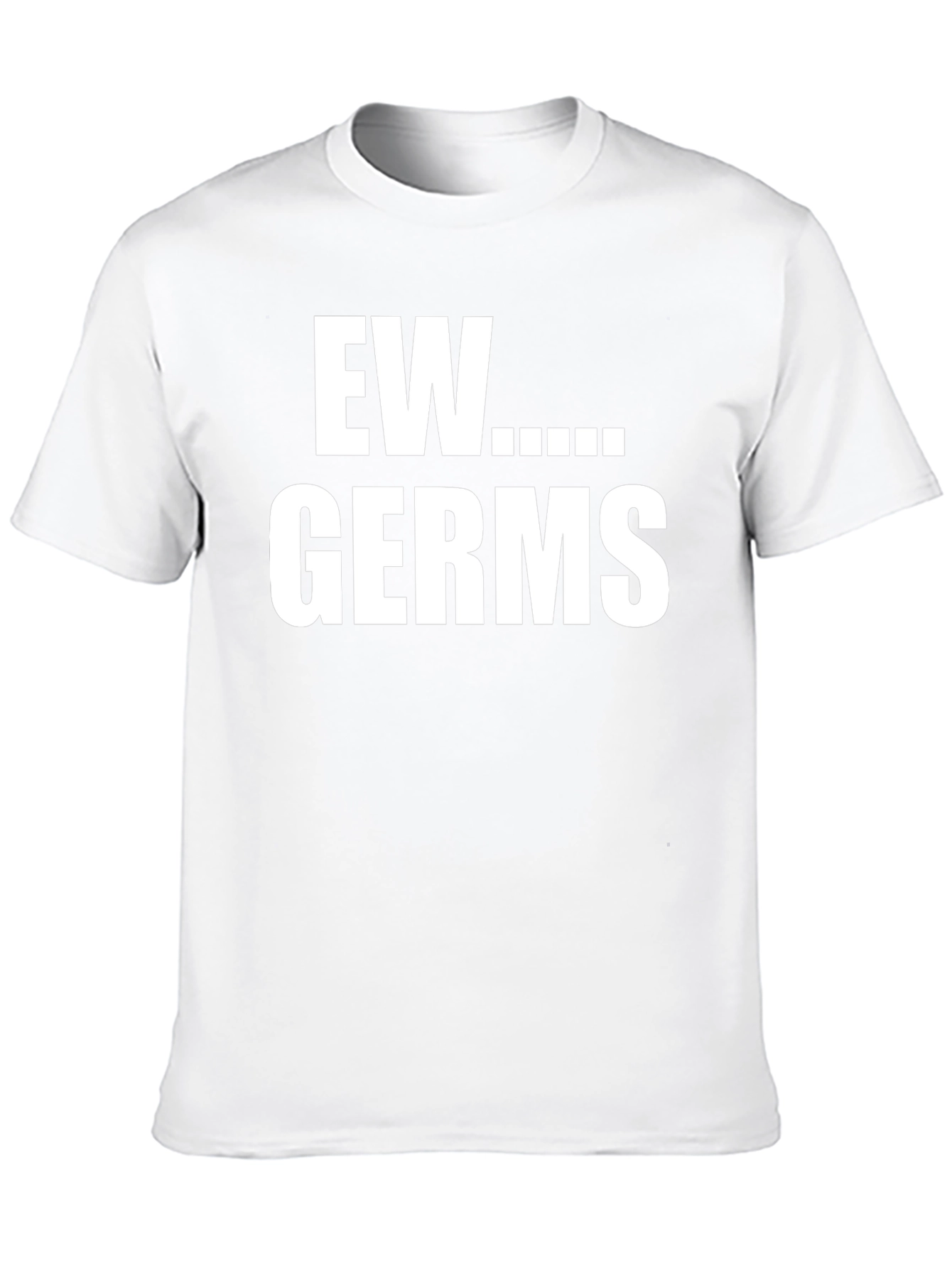 Black Ew Germs Graphic T-Shirt -  Novelty Tee view 10