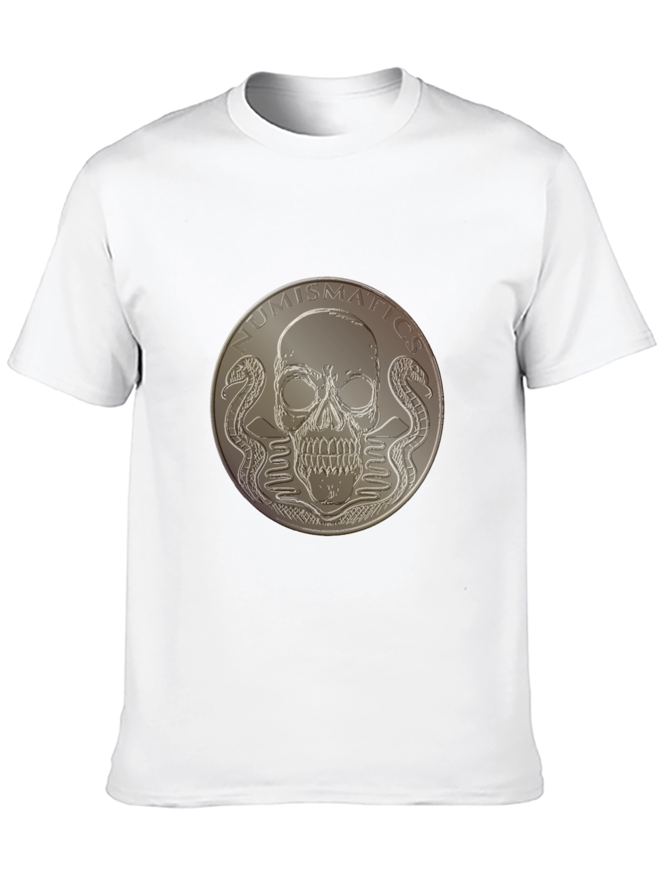 Black Numismatics Skull & Snakes Graphic Tee - Black view 10