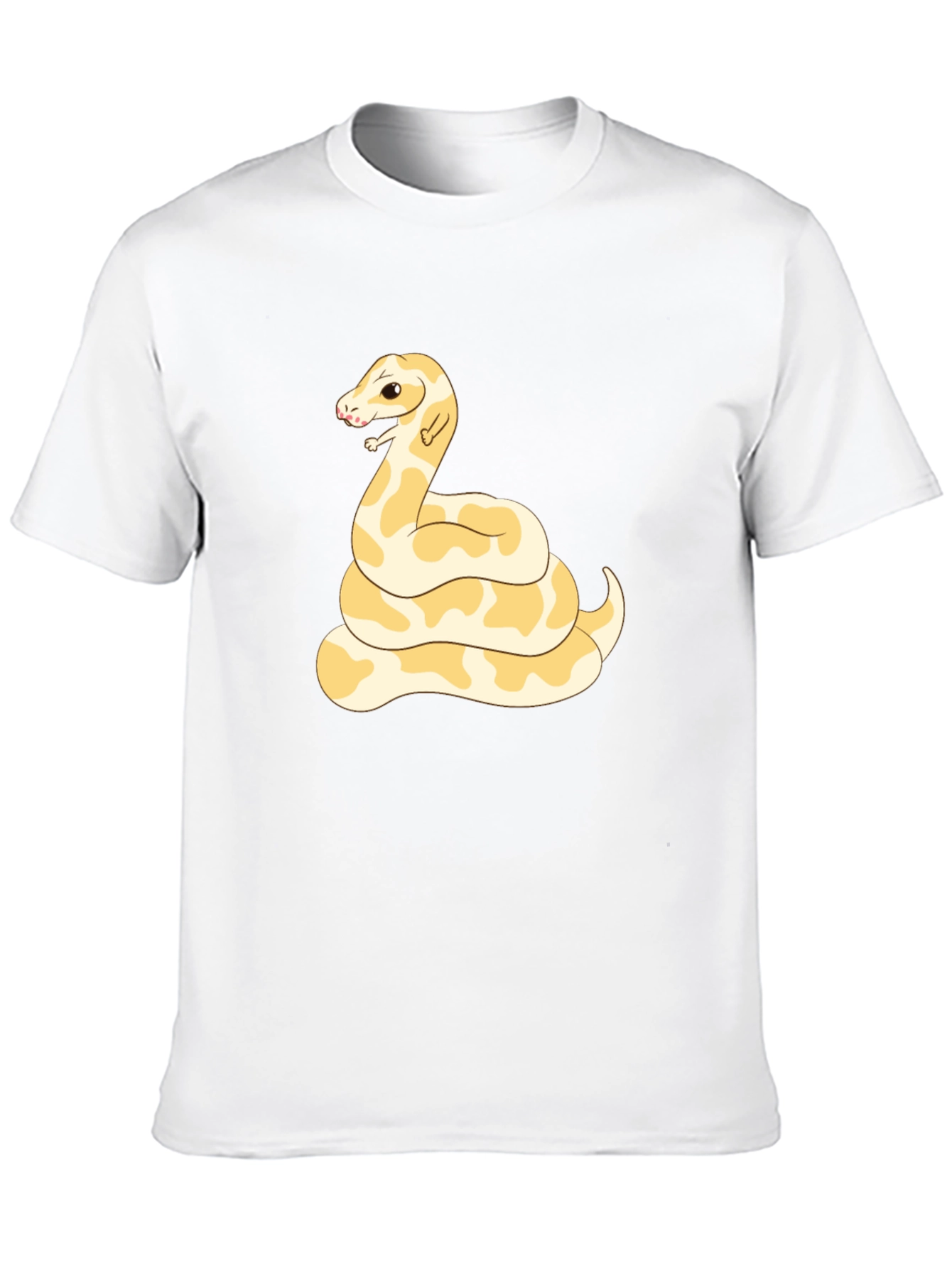 Black Snake Graphic Tee - Black Cotton T-Shirt view 10
