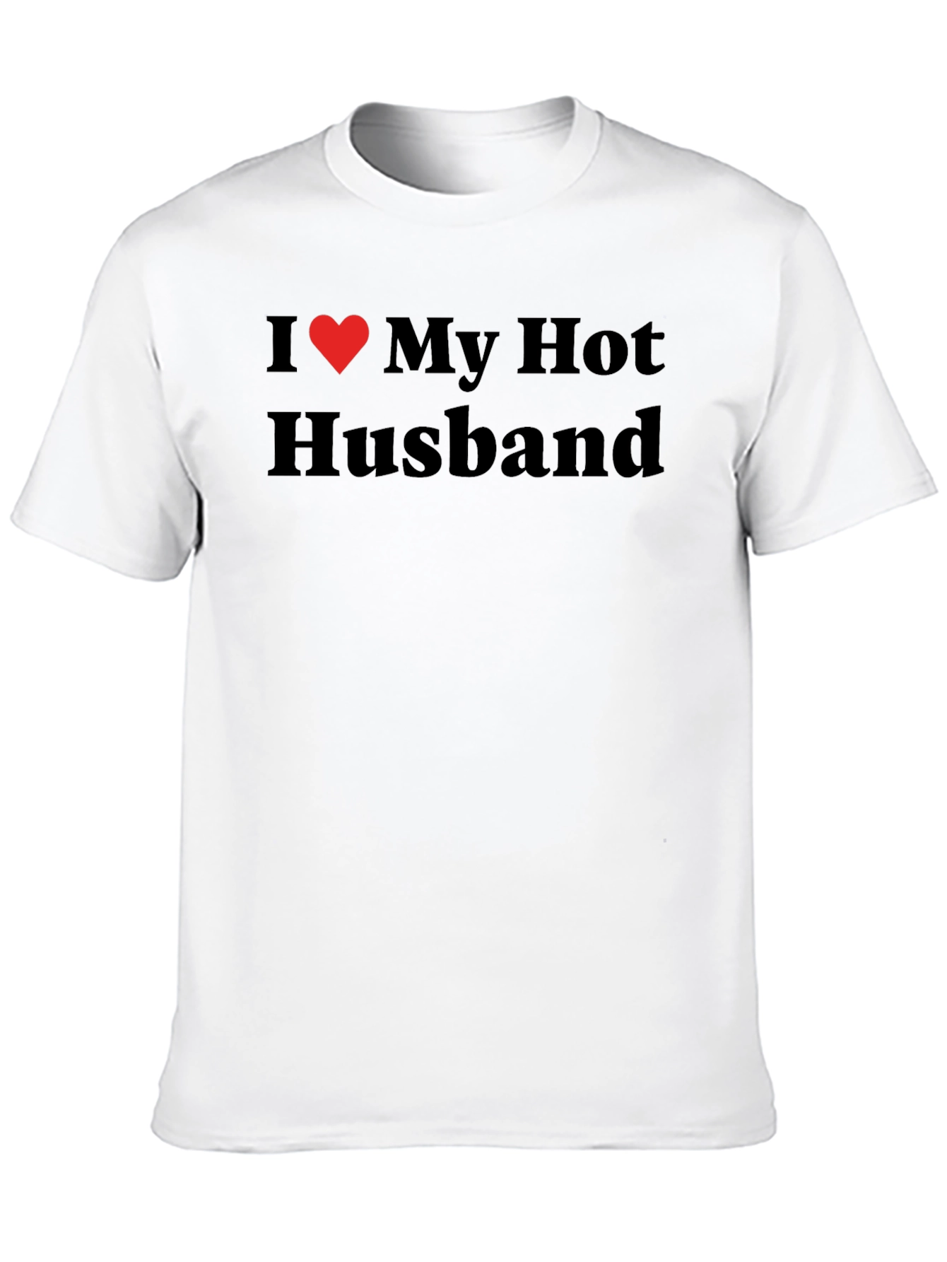 Black I Heart My Hot Husband T-Shirt - Novelty Apparel view 10