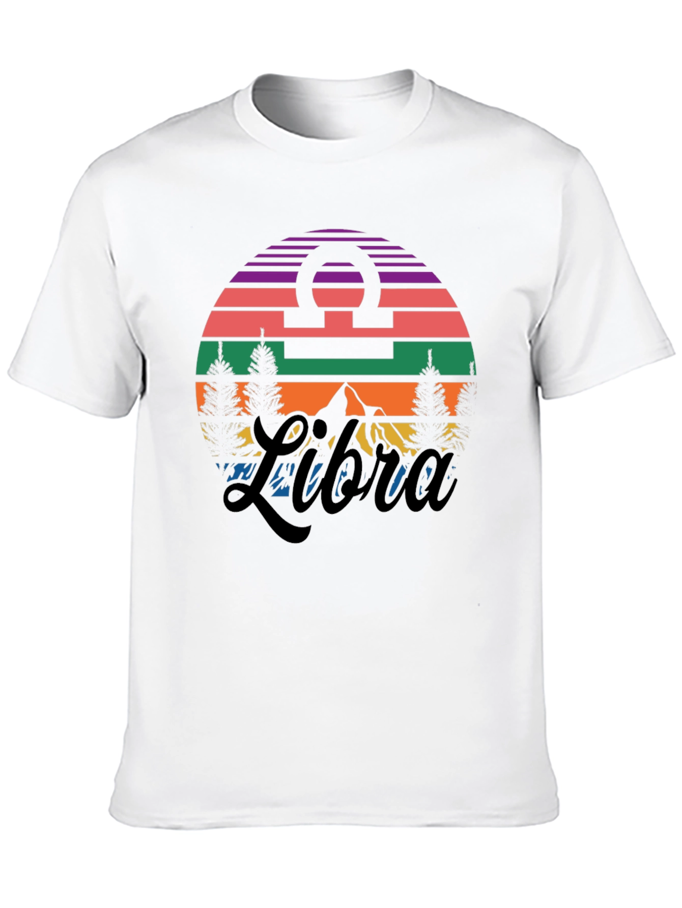 Black Libra Sunset T-Shirt view 10