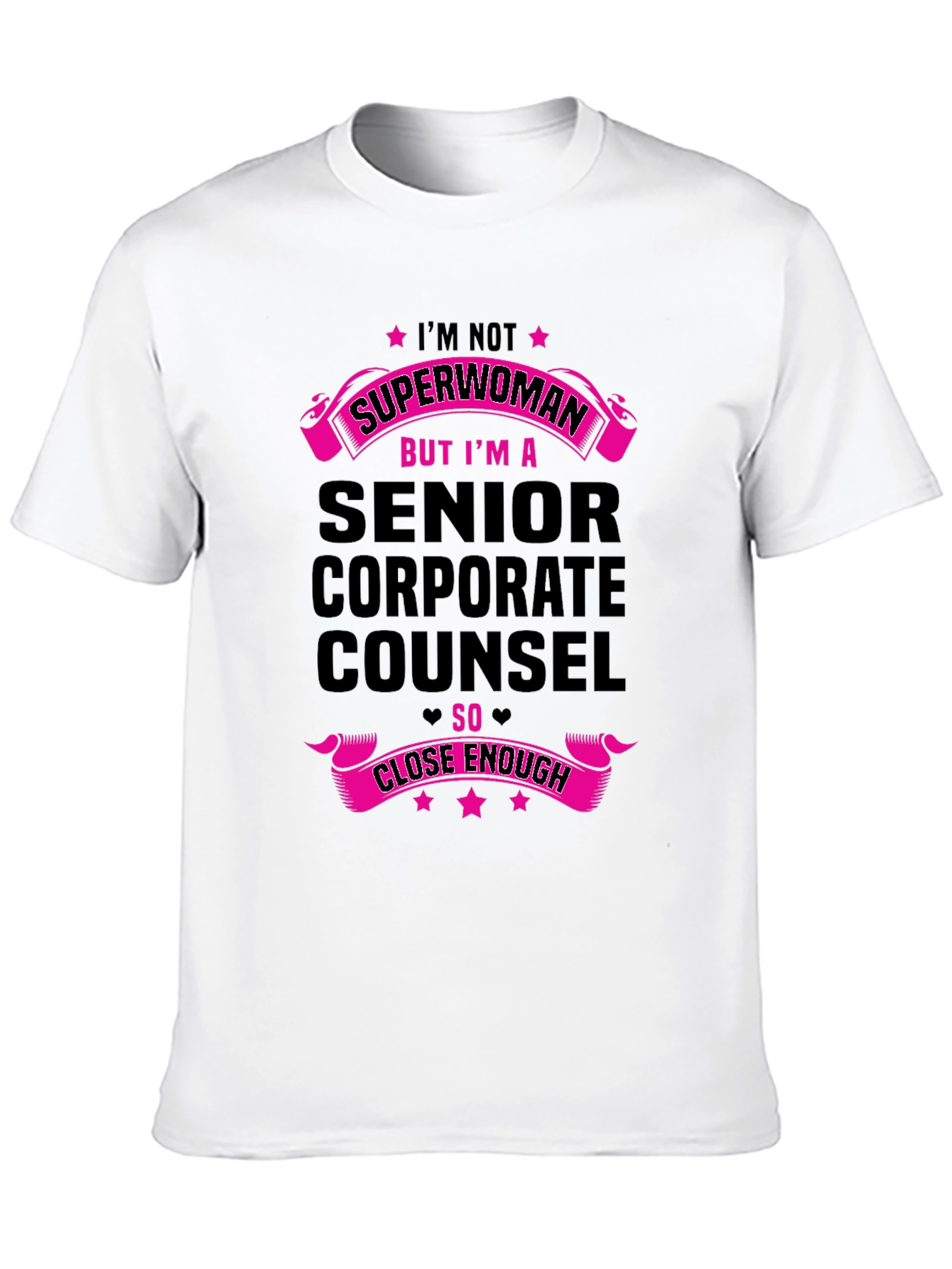 Black Senior Corporate Counsel Superwoman T-Shirt view 10