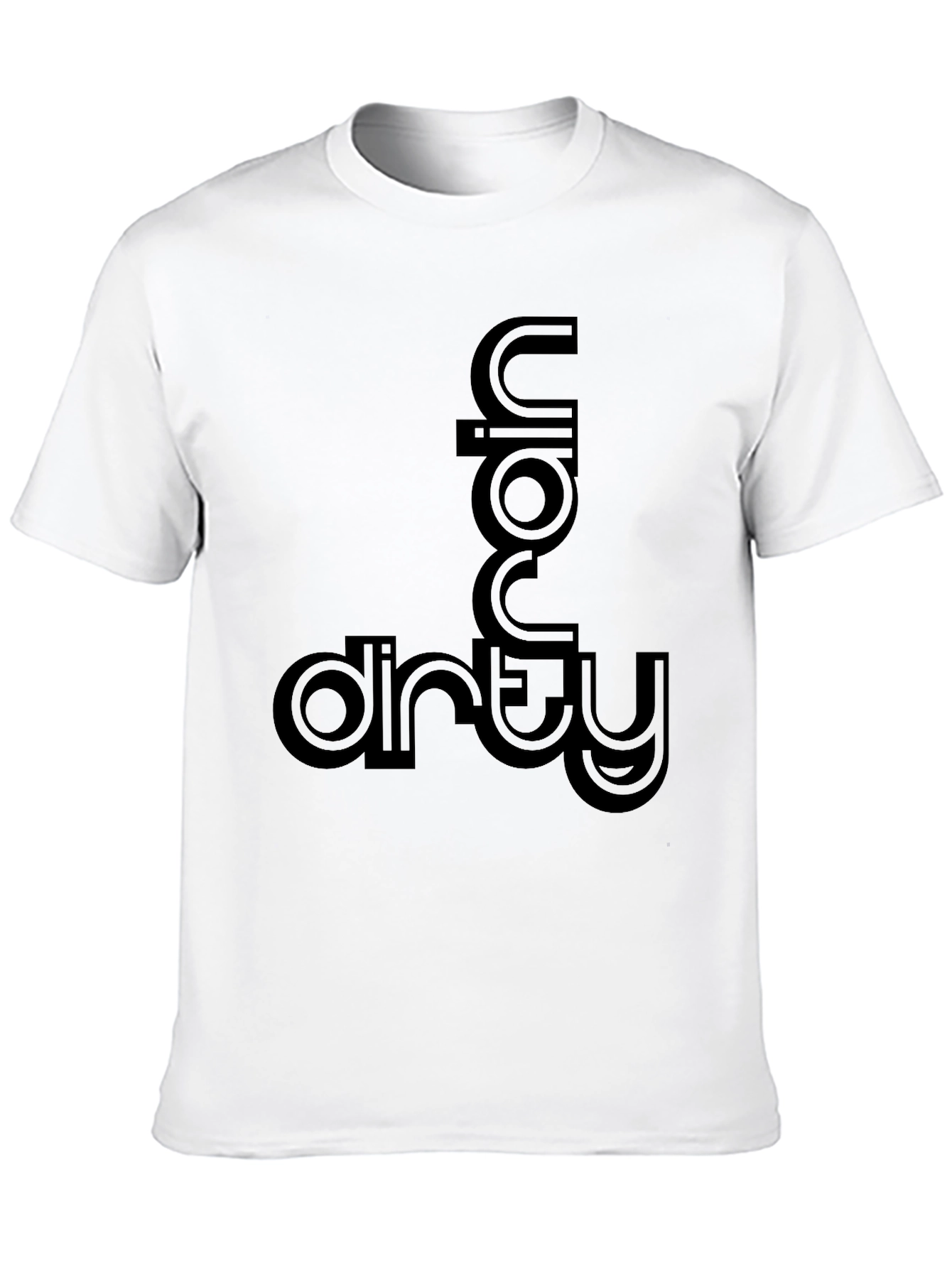Black Urban Dirty T-Shirt - Stylish Graphic Tee view 10