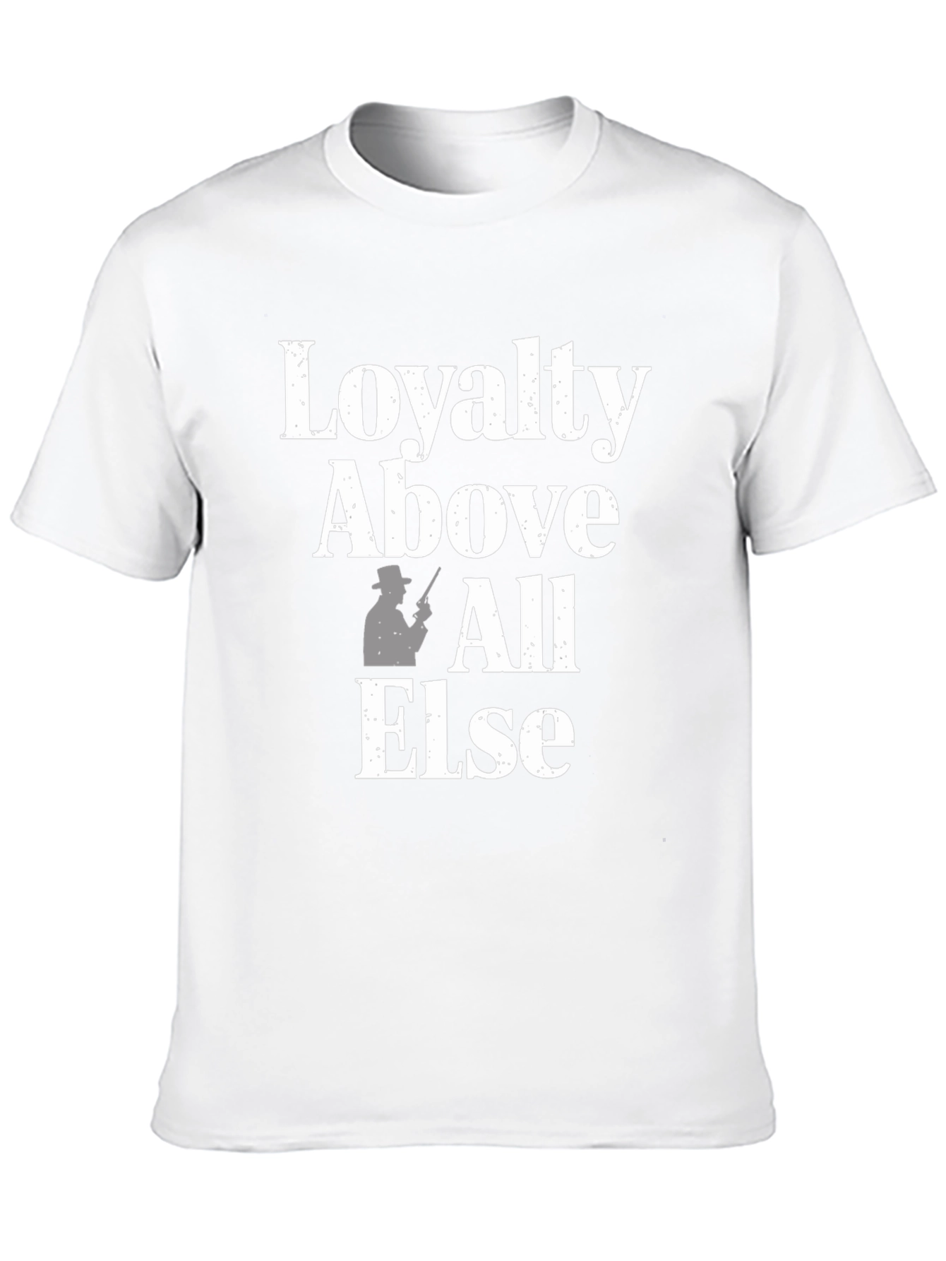 Black Loyalty Above All Else Graphic T-Shirt view 10