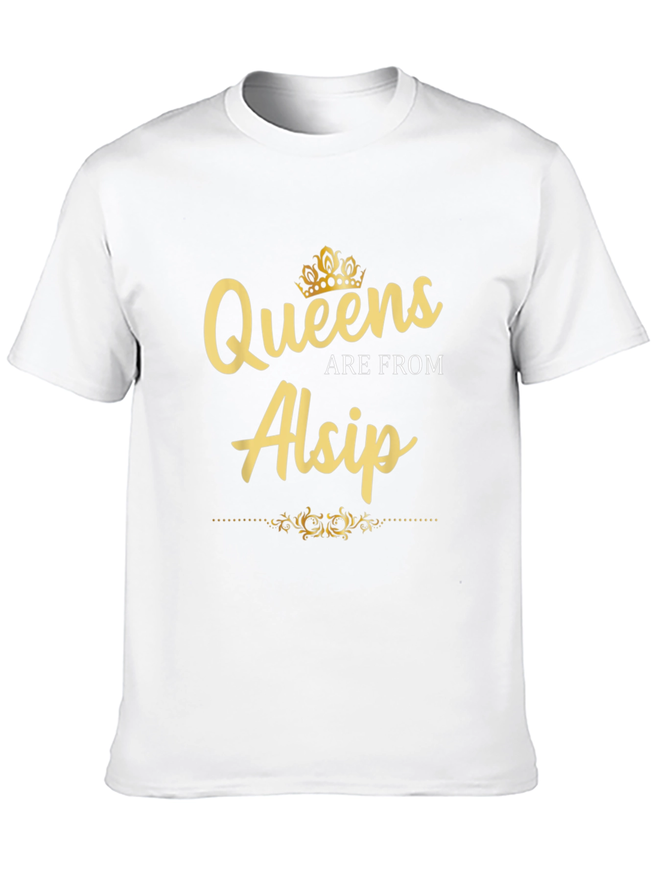 Black Queens Are From Alsip - Novelty Graphic T-Shirt view 10
