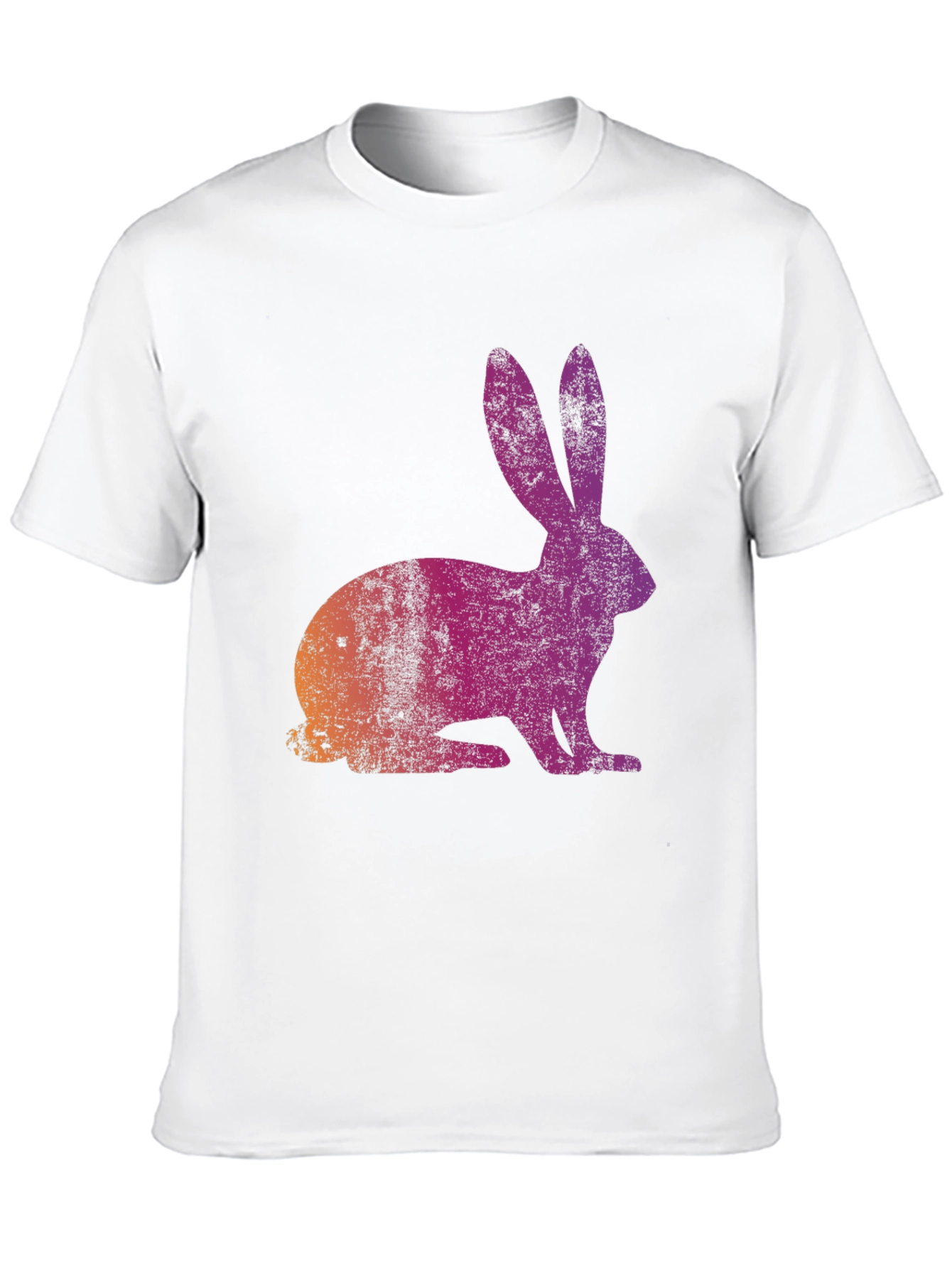 Black Retro Rabbit Graphic Tee view 10