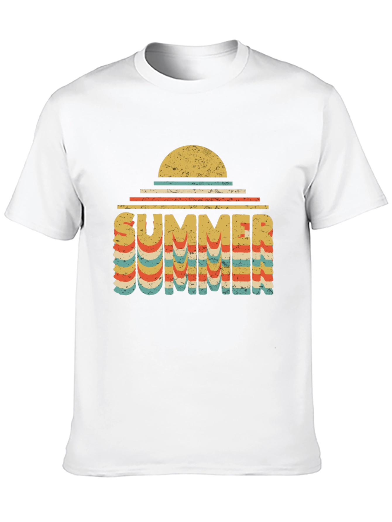 Black Retro Summer T-Shirt view 10