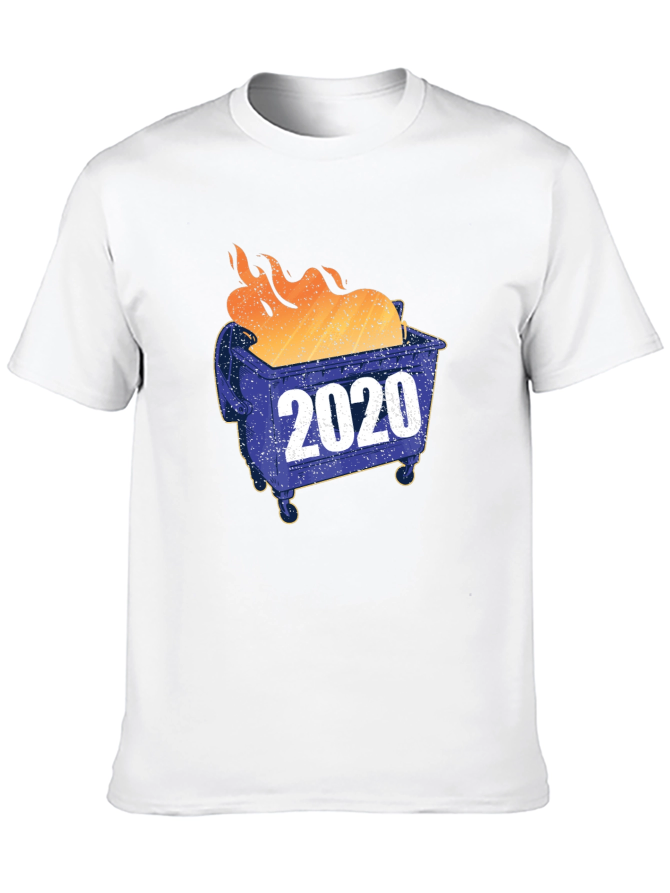 Black 2020 Dumpster Fire Graphic T-Shirt view 10