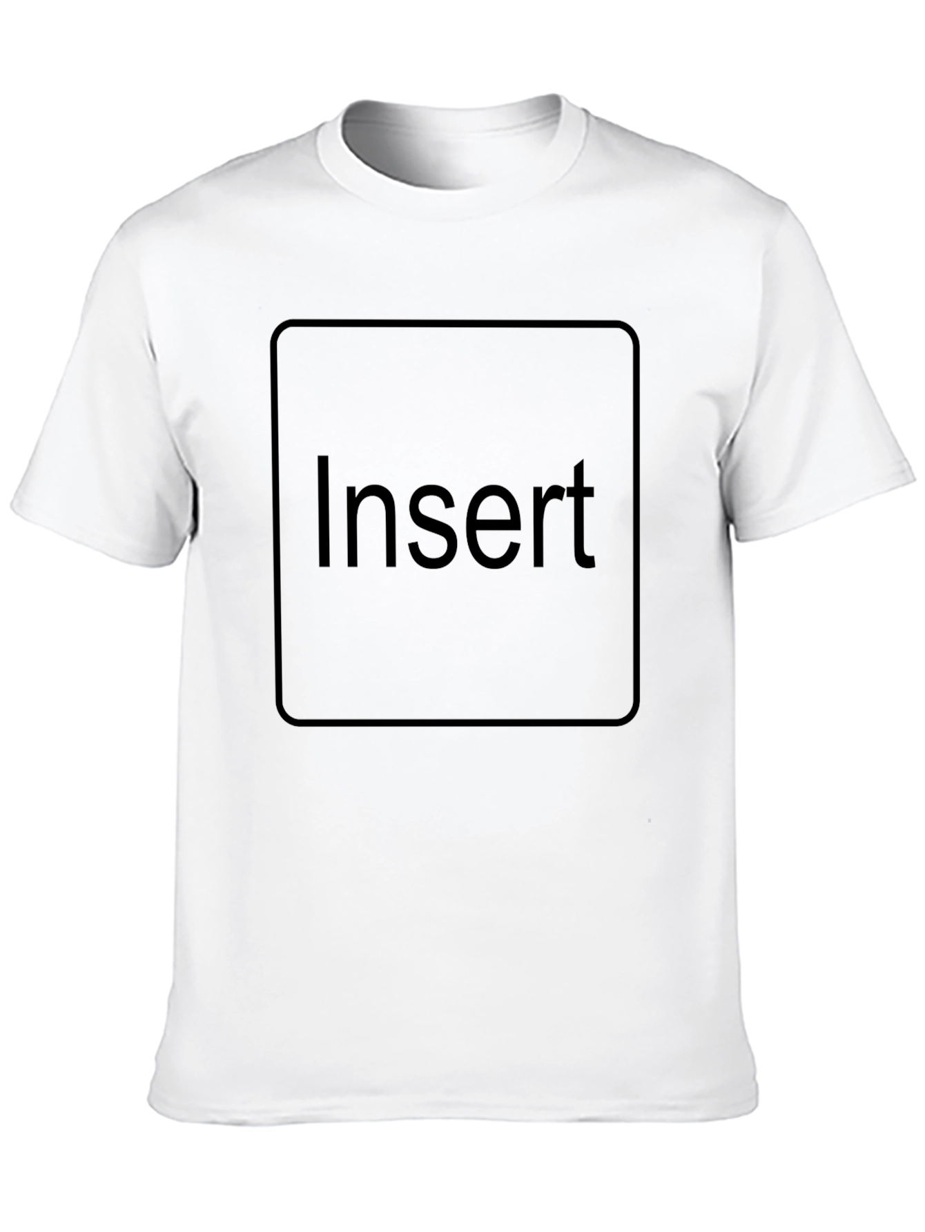 Black Insert Graphic Black T-Shirt view 10