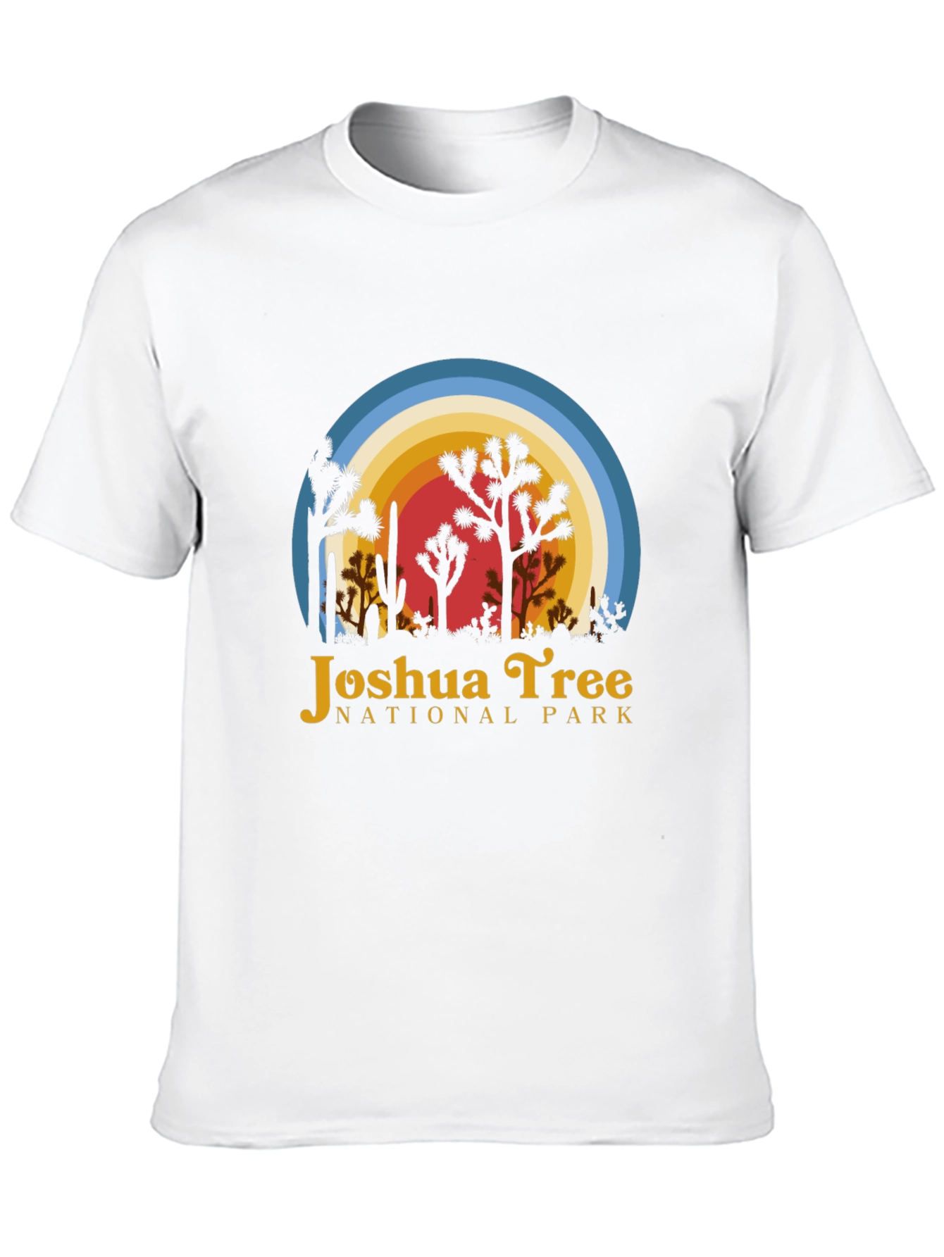 Black Joshua Tree National Park T-Shirt view 10