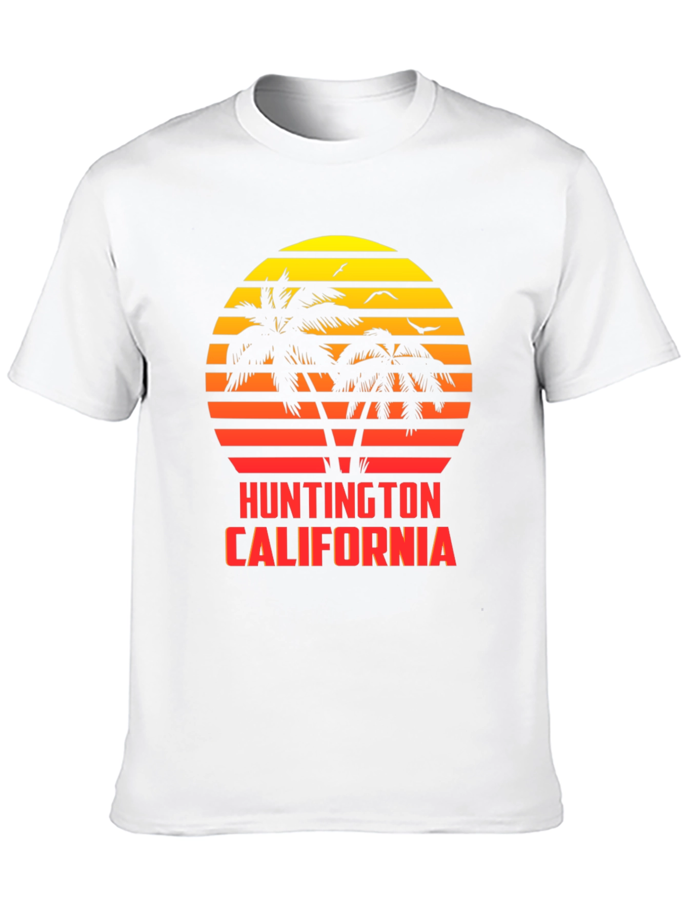 Black Huntington California Sunset Tee view 10