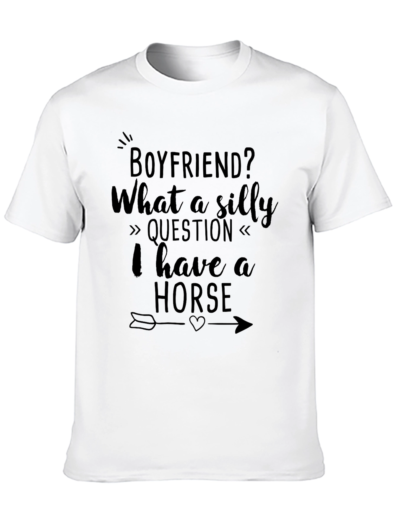 Black Funny Horse Lover T-Shirt view 10