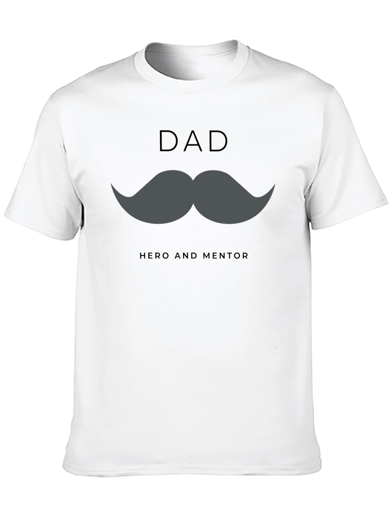 Black Dad Hero & Mentor Graphic T-Shirt - Black view 10
