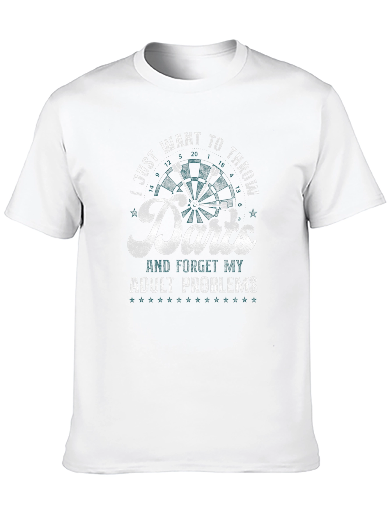 Darts Adult Problems Graphic Tee - 10