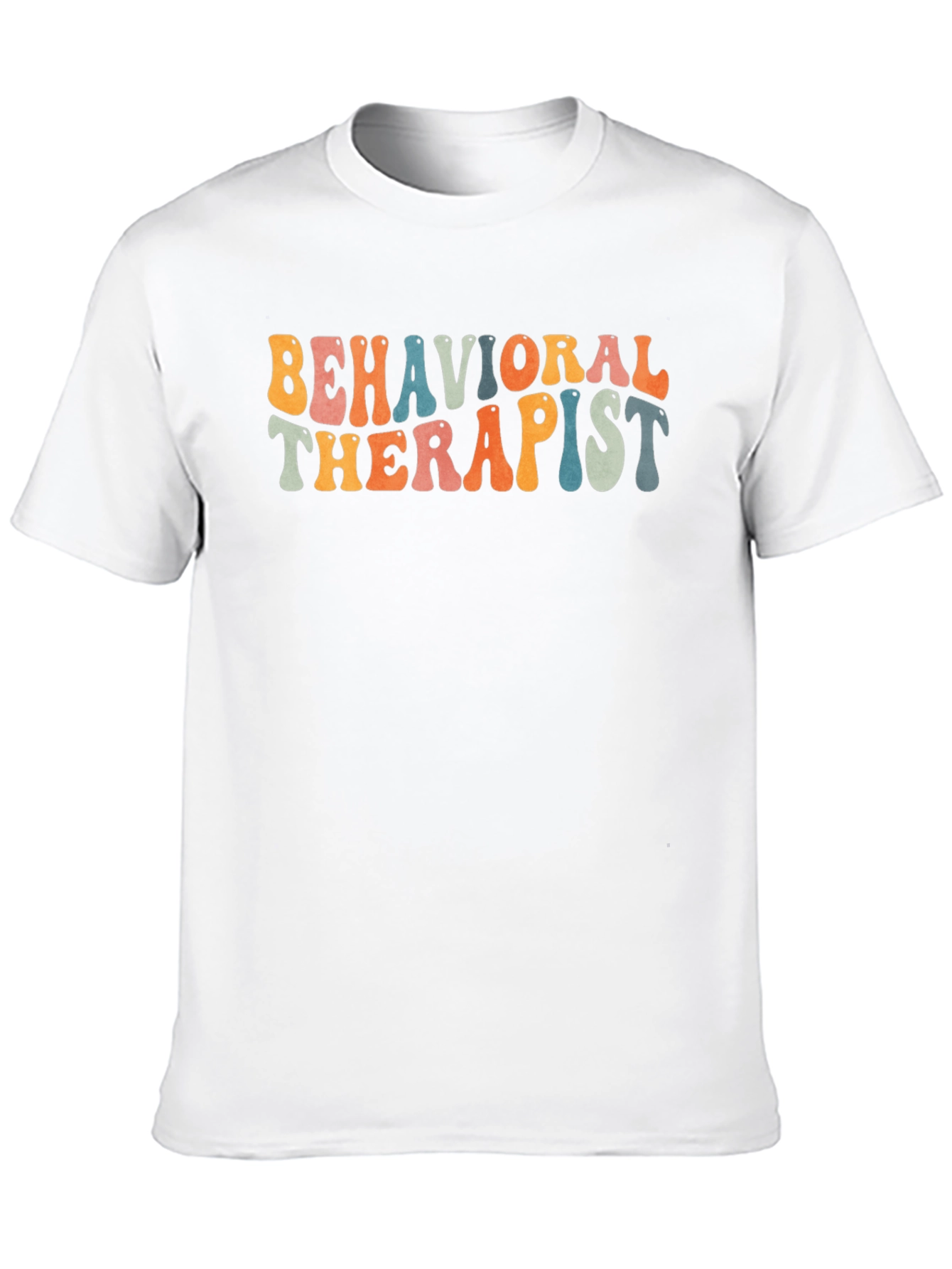Black Retro Behavioral Therapist T-Shirt Funny Gift view 10