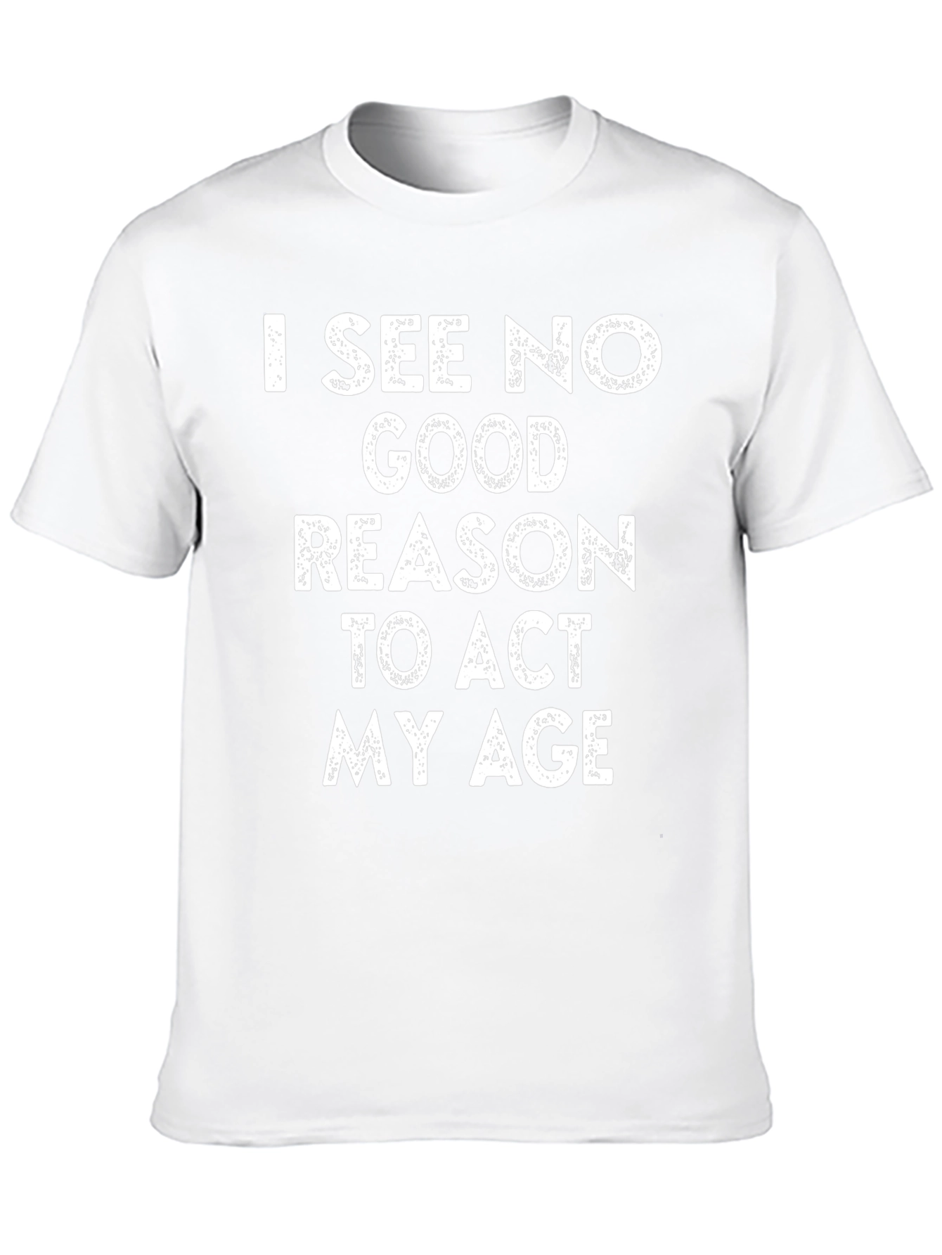 Black Funny "I See No Good Reason" Graphic T-Shirt view 10