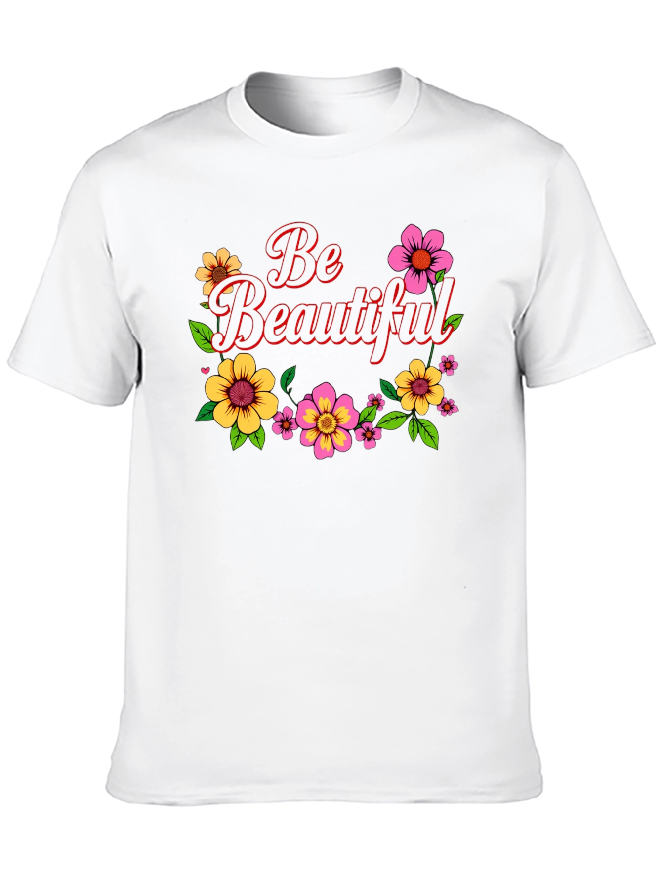 Black Be Beautiful Floral Graphic Black T-Shirt view 10