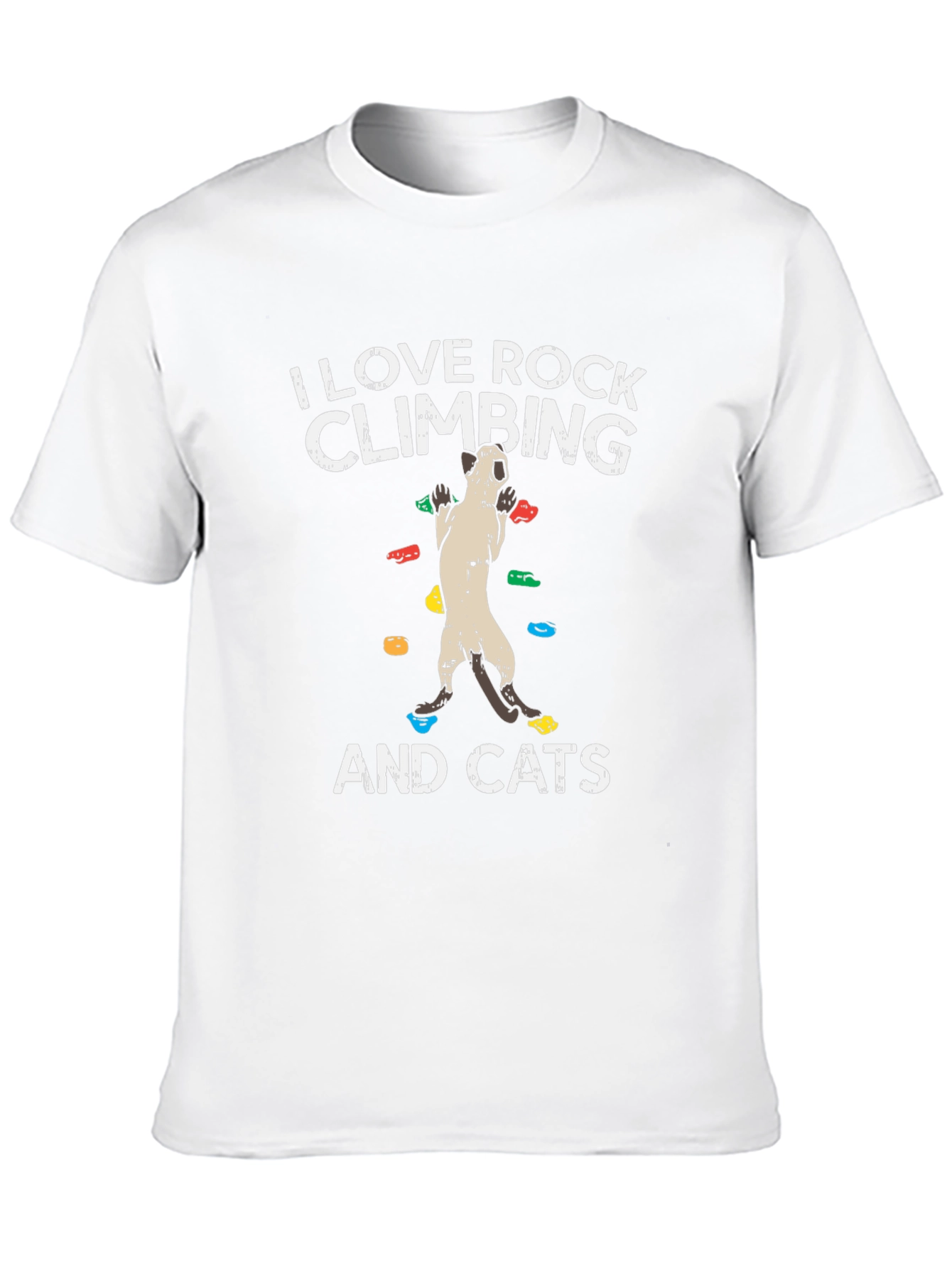 Black Rock Climbing & Cats Graphic T-Shirt view 10
