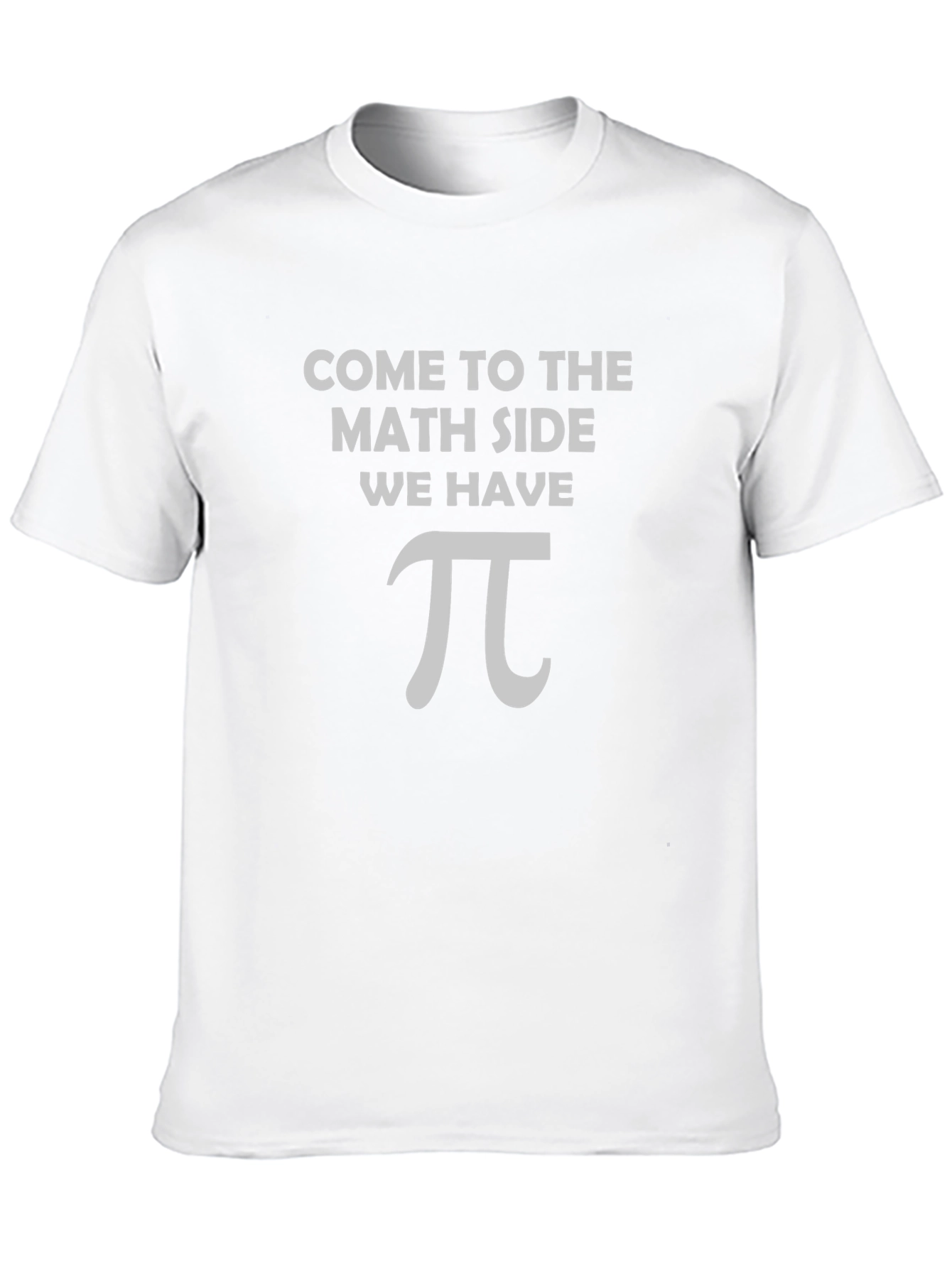 Black Math Side Pi T-Shirt - Geeky Fun view 10