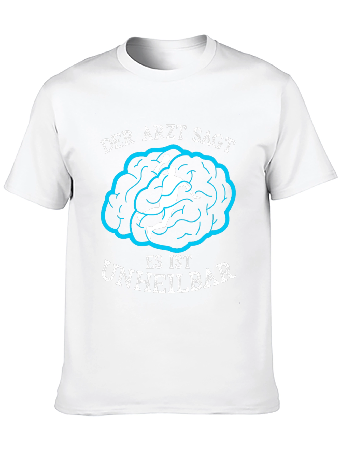 Black Handball Brain T-Shirt - Arzt Sagt Unheilbar view 10