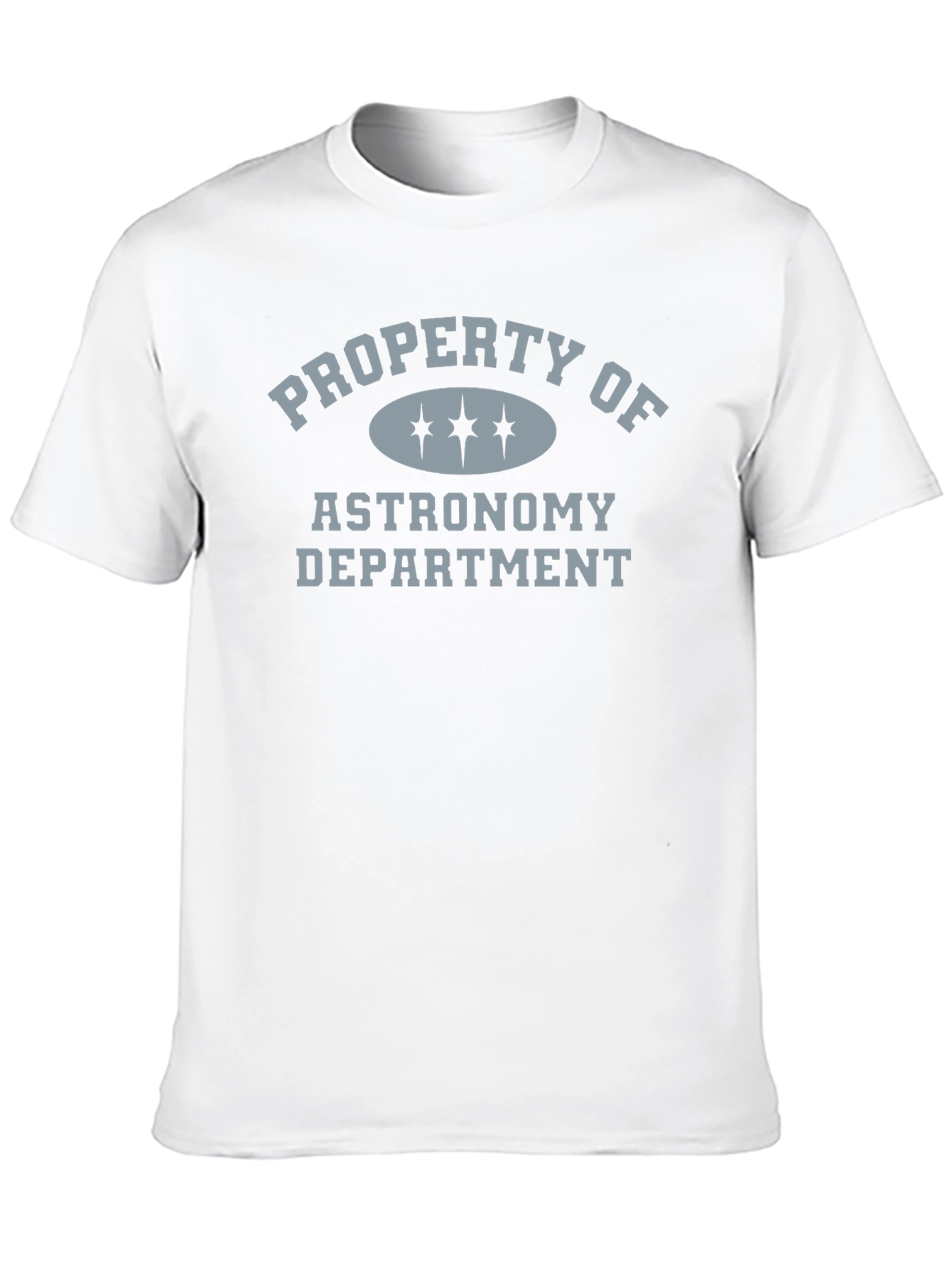 Black Astronomy Department T-Shirt - Property Of Design view 10