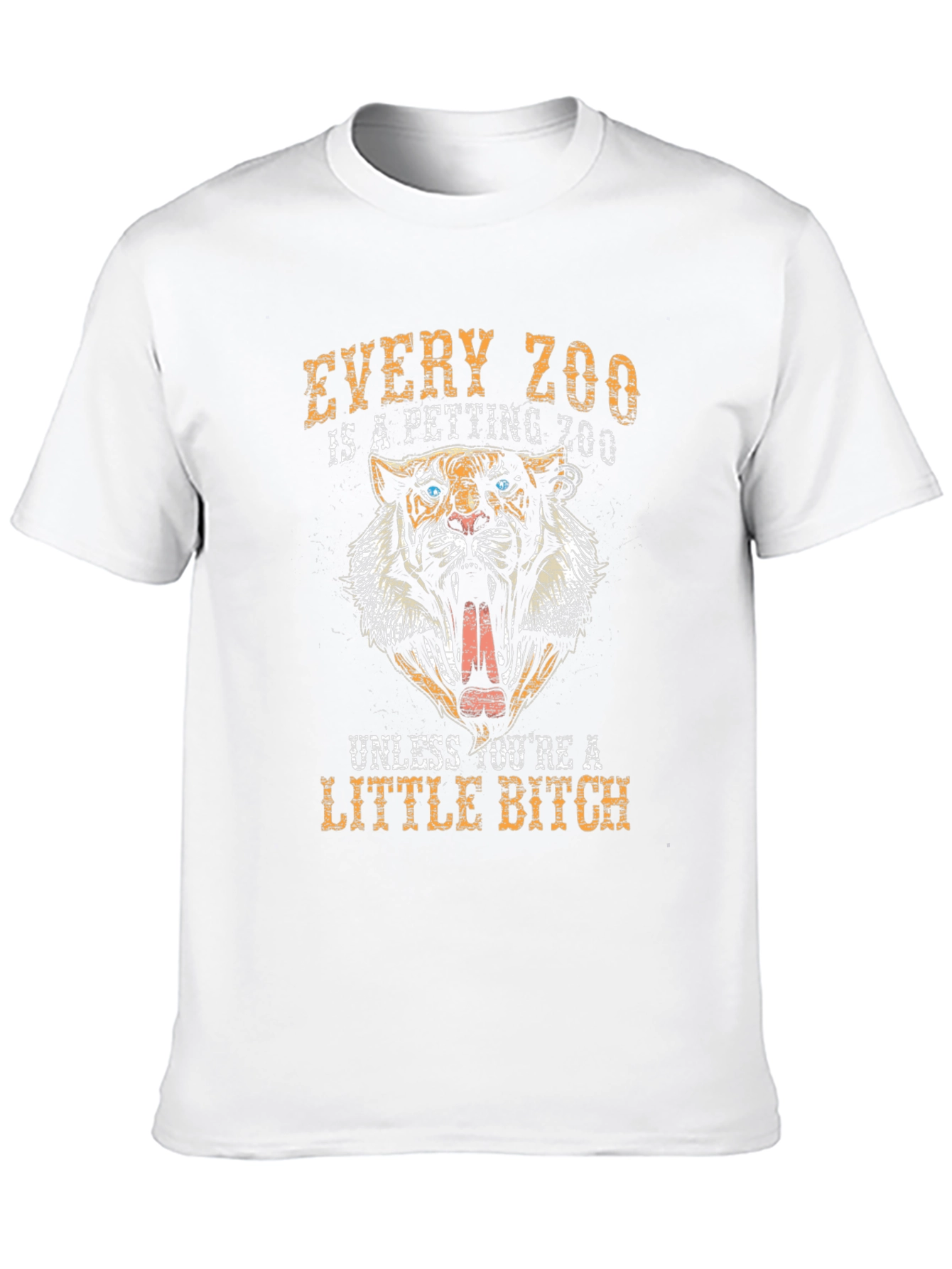 Black Every Zoo Petting Zoo Tiger Graphic Tee view 10