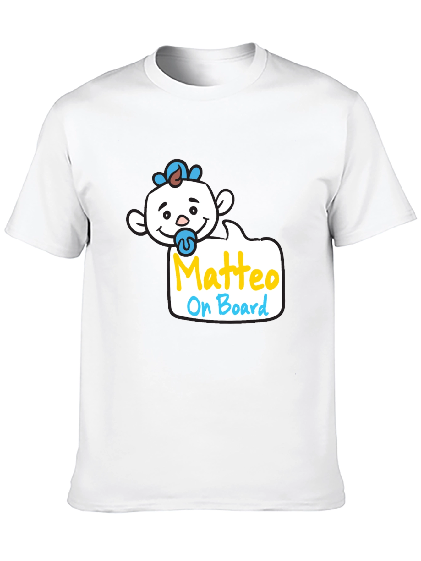 Matteo On Board Baby Graphic Tee - Black - 10