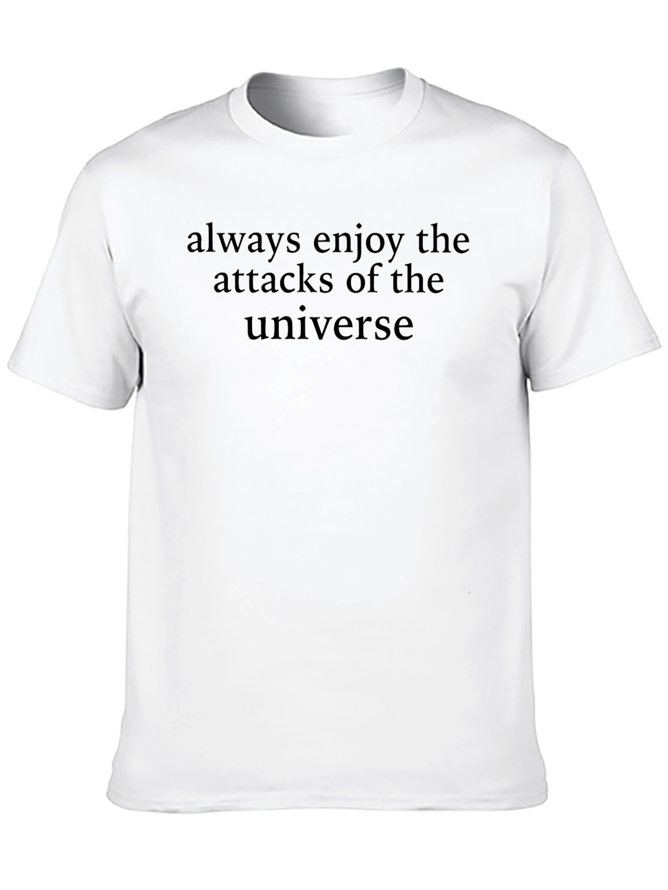 Black Enjoy the Universe Graphic T-Shirt view 10