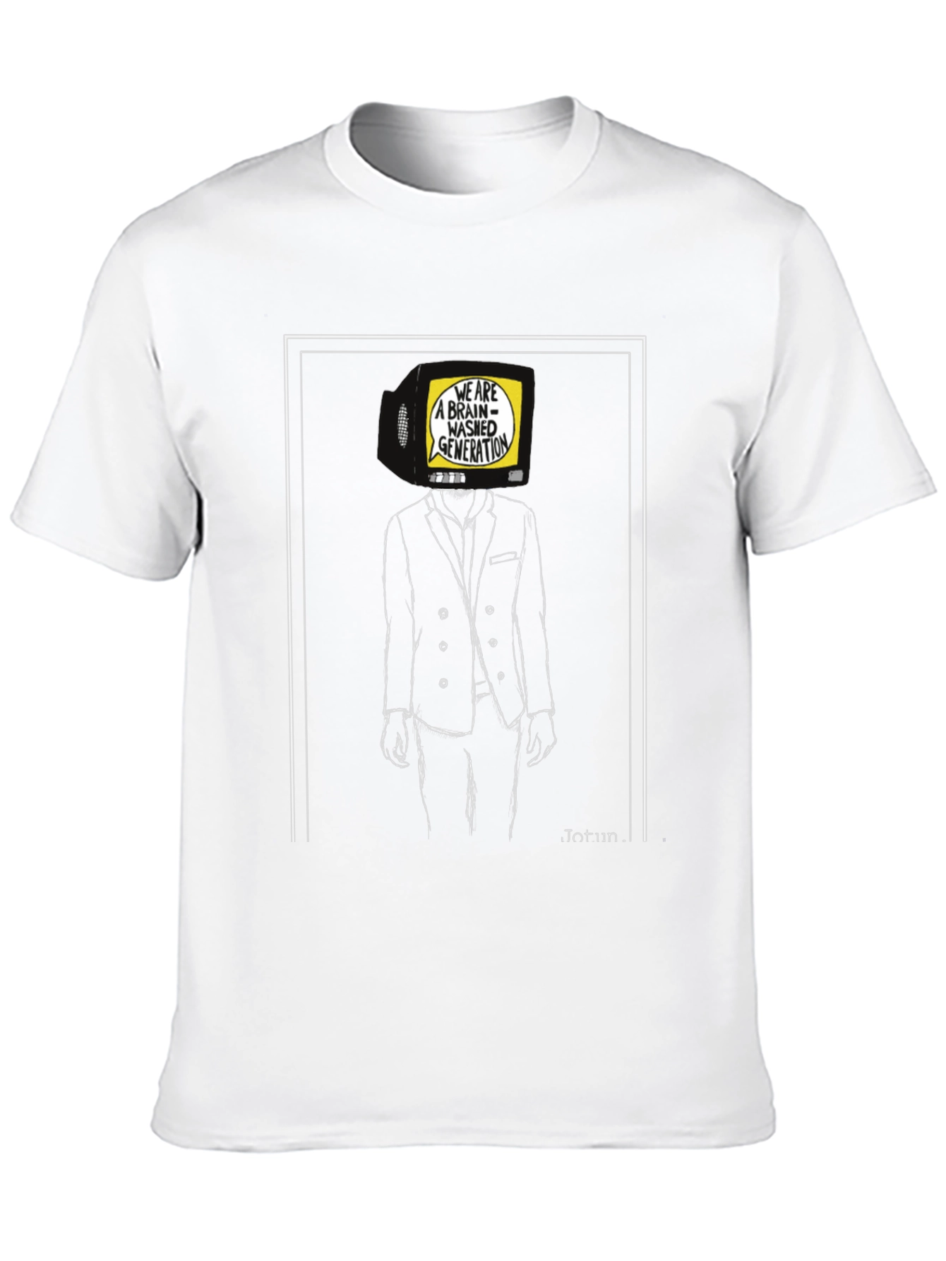 Black Brainwashed Generation Graphic T-Shirt view 10