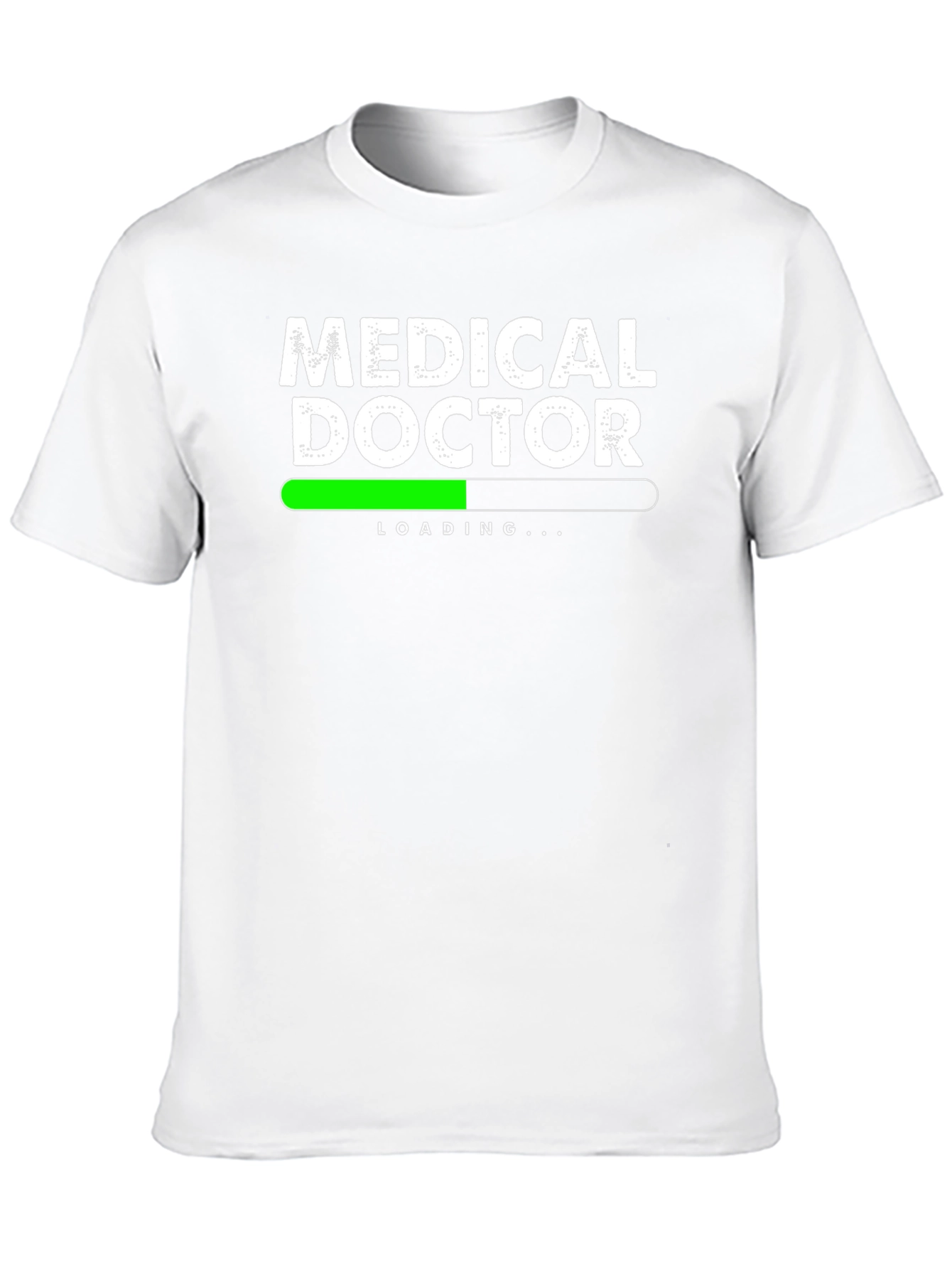 Black Medical Doctor Loading Black T-Shirt view 10