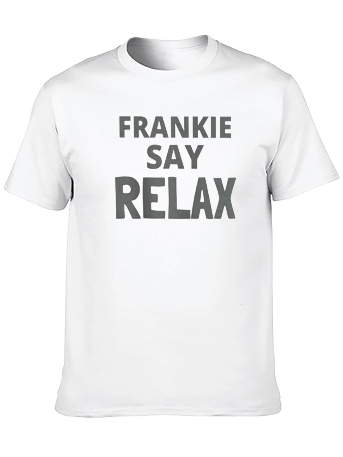 Black Frankie Say Relax Graphic Tee - Retro Style view 10