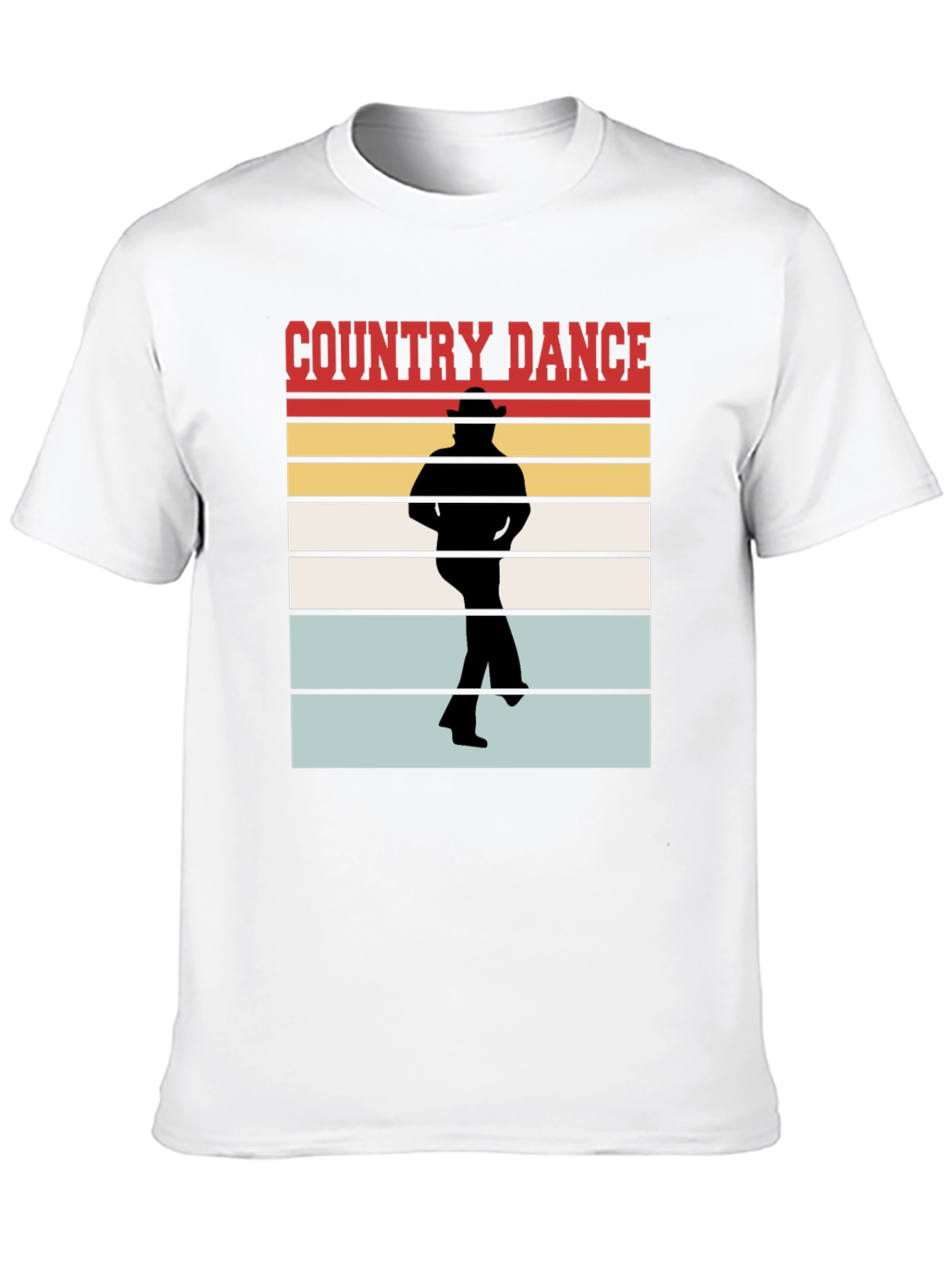 Country Dance Graphic T-Shirt - Western Style - 10